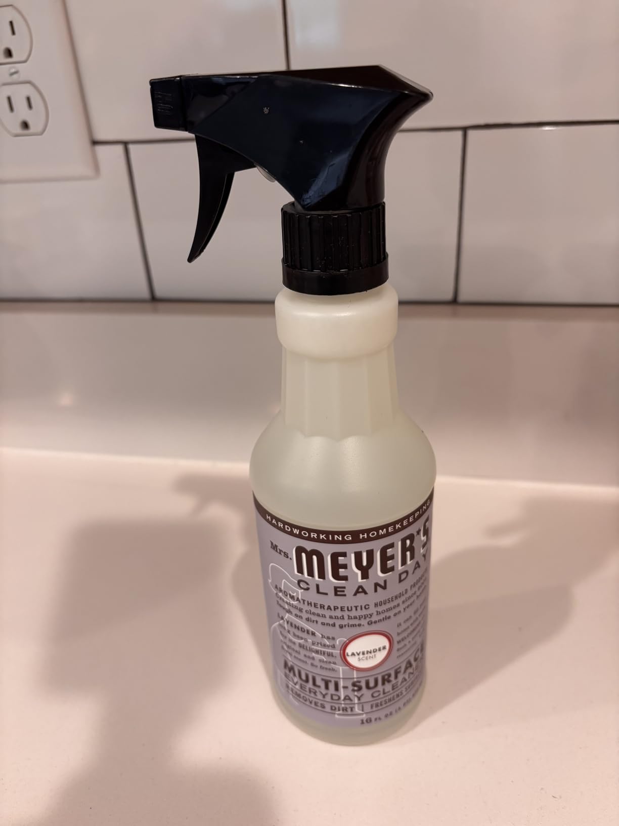 MRS. MEYER'S CLEAN DAY All-Purpose Cleaner Spray, Lemon Verbena, 16 fl. oz Customer Review MRS. MEYER'S CLEAN DAY All-Purpose Cleaner Spray, Lemon Verbena, 16 fl. oz - Customer Photo 1