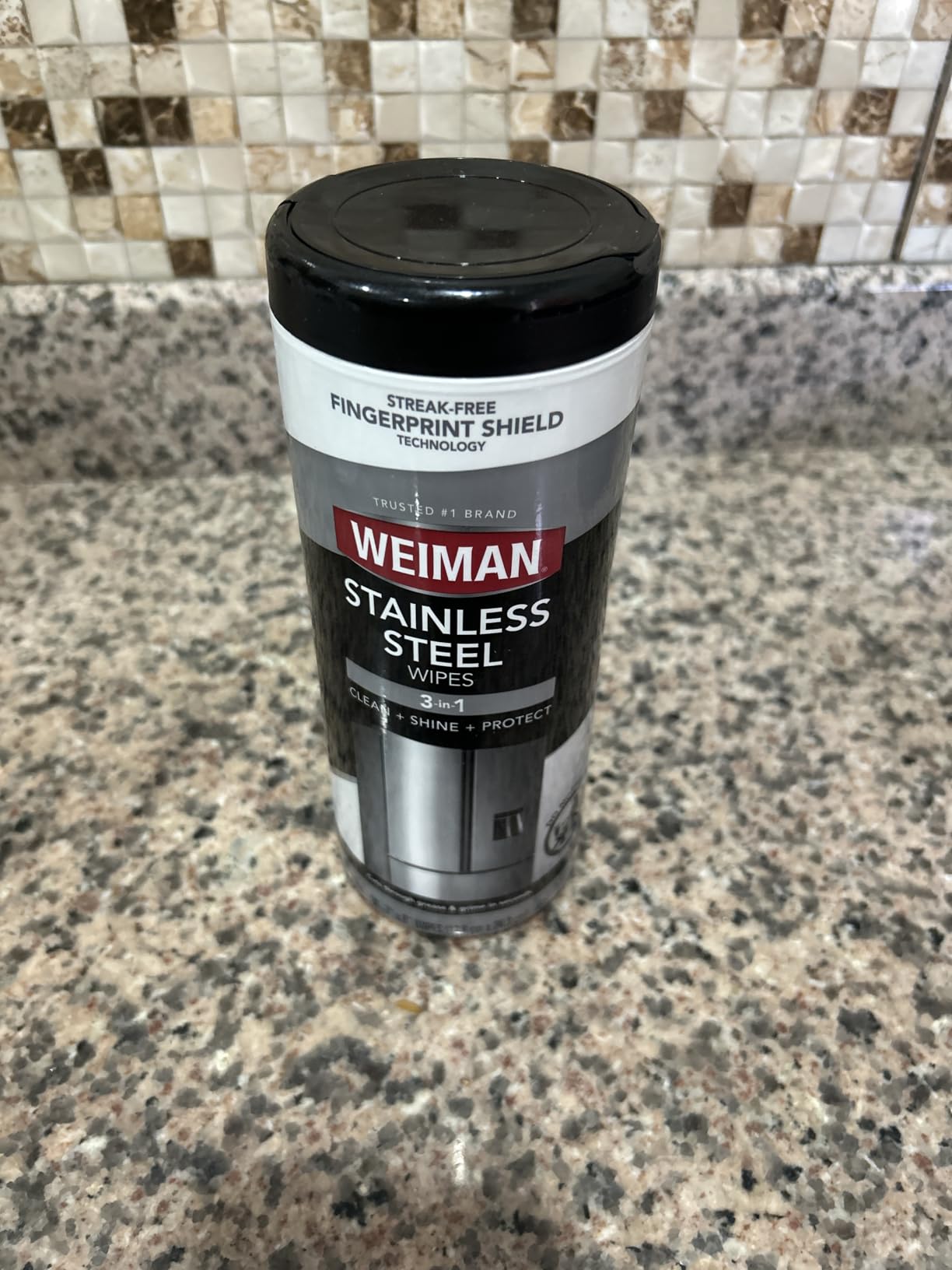 Weiman Stainless Steel Cleaner, 30 Count Cleaning Wipes, Removes Dirt, Grime, and Grease, No Streaks or Residue, Stainless Steel Polish for a Sparkling Clean and Shiny Surface, Cleaning Supplies - Customer Photo 2