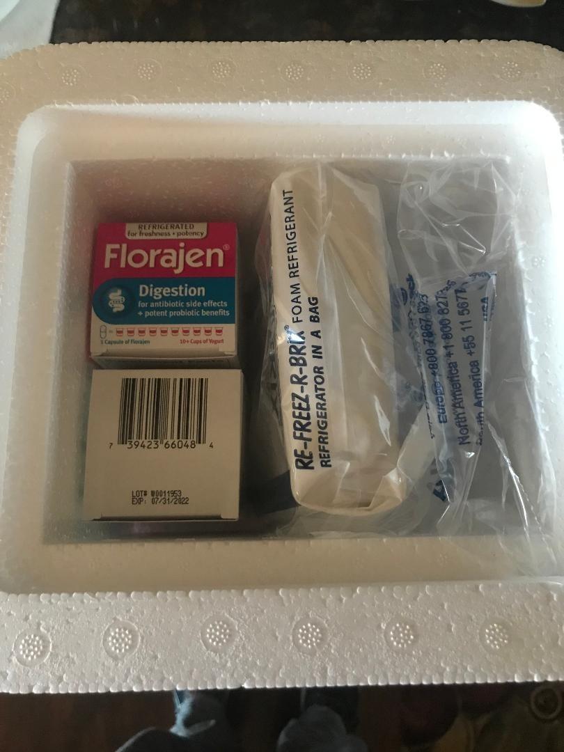 Florajen3 Digestion High Potency Refrigerated Probiotics | Restores Balance in Digestive System | for Antibiotic Side Effects | 60 Capsules - Customer Photo 1