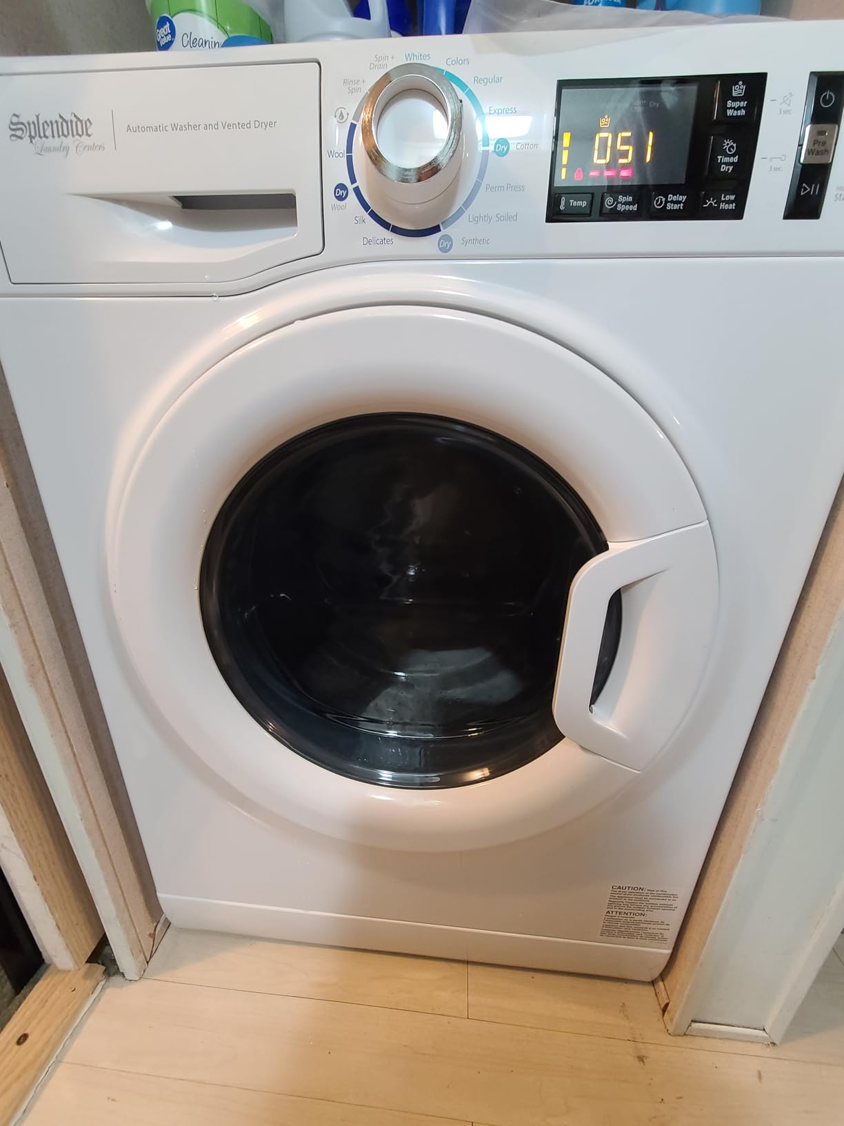 Splendide WDV2200XCD Combo Washer/Dryer, Vented - Customer Photo 2