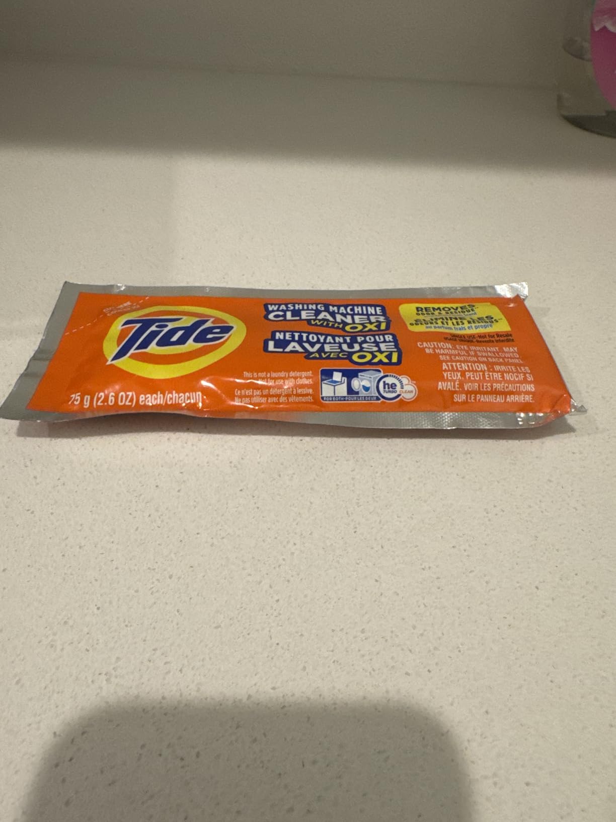 Washing Machine Cleaner by Tide, Washer Machine Cleaner with Oxi for Front and Top Loader Washer Machines, Deep Cleaning Residue & Odor Eliminator, 5 Month Supply (Packaging May Vary) - Customer Photo 1