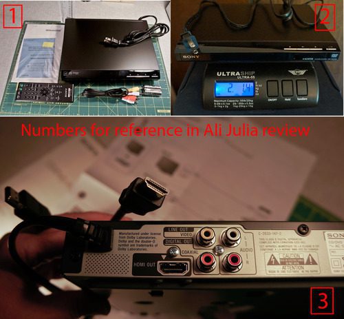 Sony DVPSR510H DVD Player, with HDMI port (Upscaling) Customer Review Sony DVPSR510H DVD Player, with HDMI port (Upscaling) - Customer Photo 1