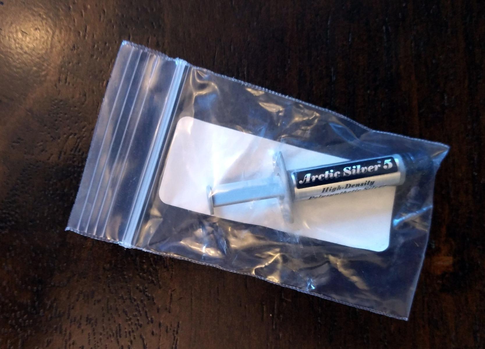 Arctic Silver 5 AS5-3.5G Thermal Paste,Black, Grey - Customer Photo 1