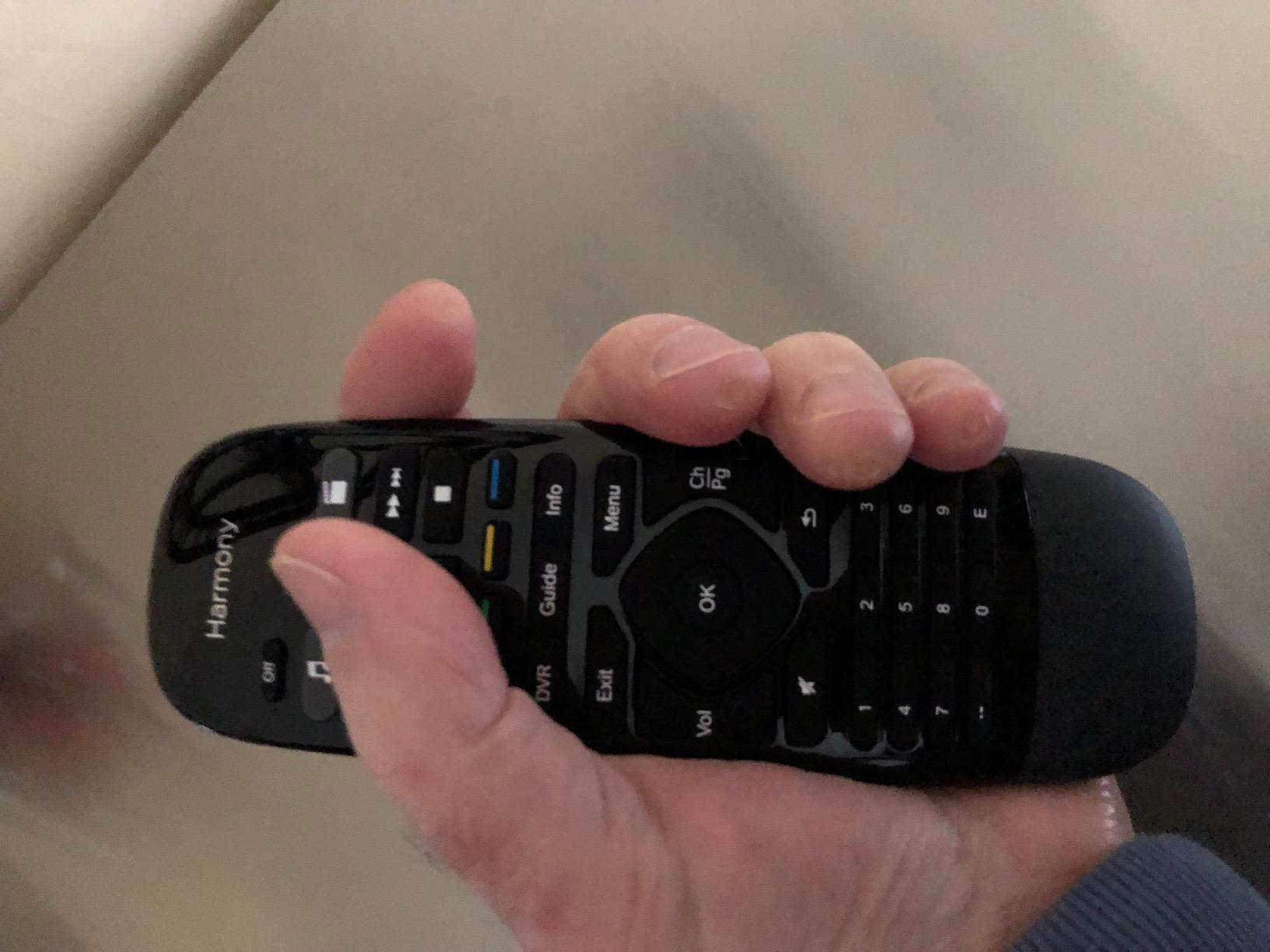 Logitech Harmony Smart Control with Smartphone App and Simple All in One Remote - Black Customer Review Logitech Harmony Smart Control with Smartphone App and Simple All in One Remote - Black - Customer Photo 2