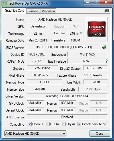 Advance Micro Device Radeon HD8570D Quad Core Dual Graphics Processor 4.3 4 AD660KWOHLBOX Customer Review Advance Micro Device Radeon HD8570D Quad Core Dual Graphics Processor 4.3 4 AD660KWOHLBOX - Customer Photo 1