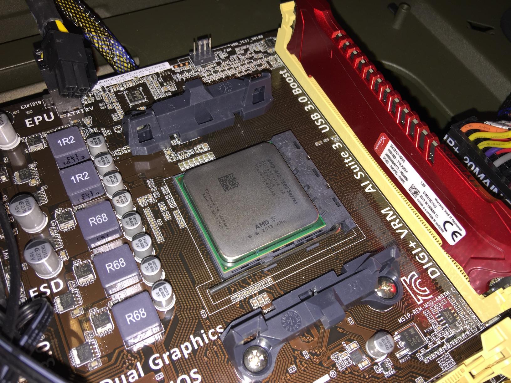 AMD A10-7850K APU AD785KXBJABOX Customer Review AMD A10-7850K APU AD785KXBJABOX - Customer Photo 2