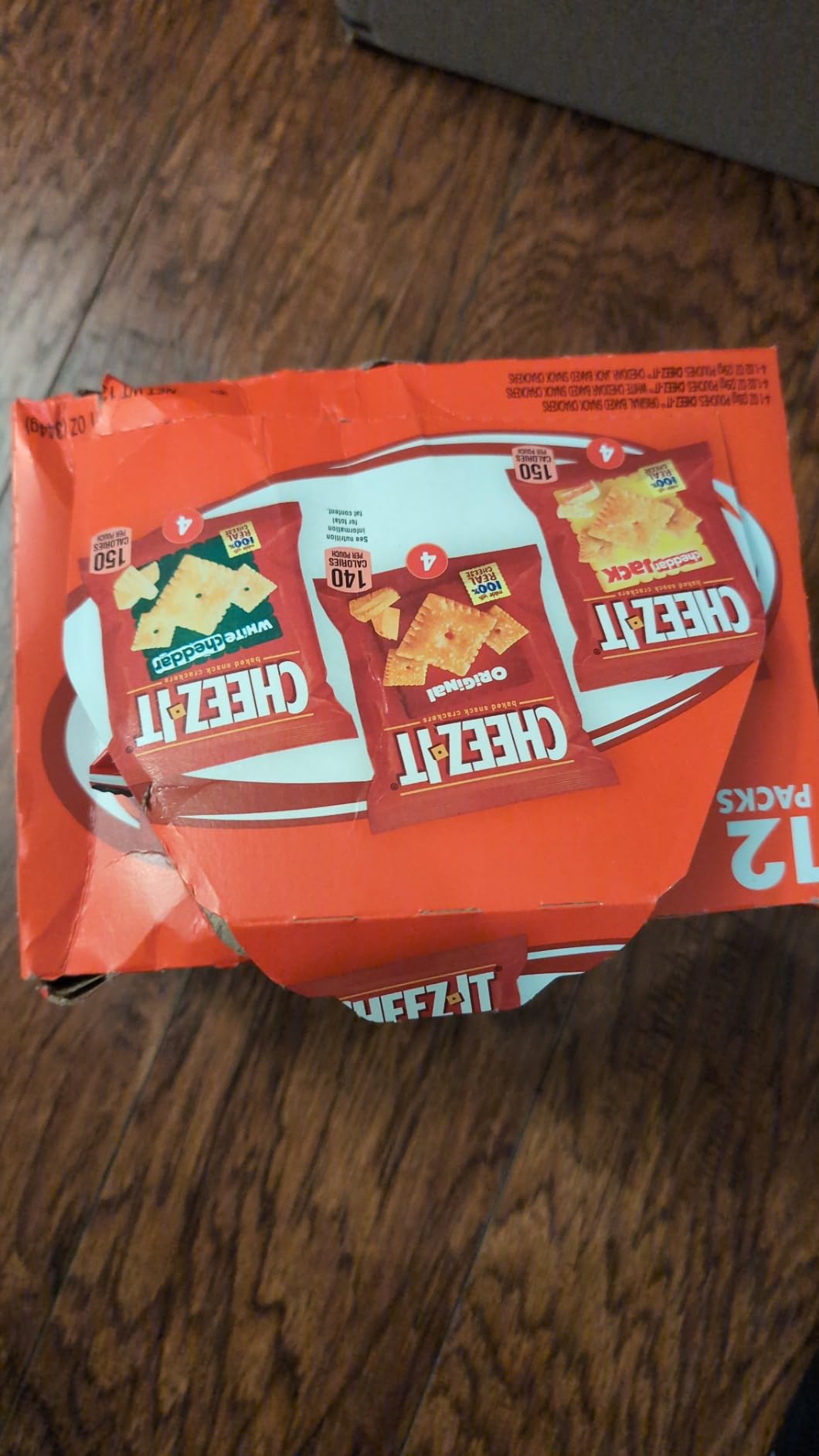 Cheez-It Cheese Crackers, Baked Snack Crackers, Lunch Snacks, Variety Pack, 12.1oz Box (12 Packs) - Customer Photo 2