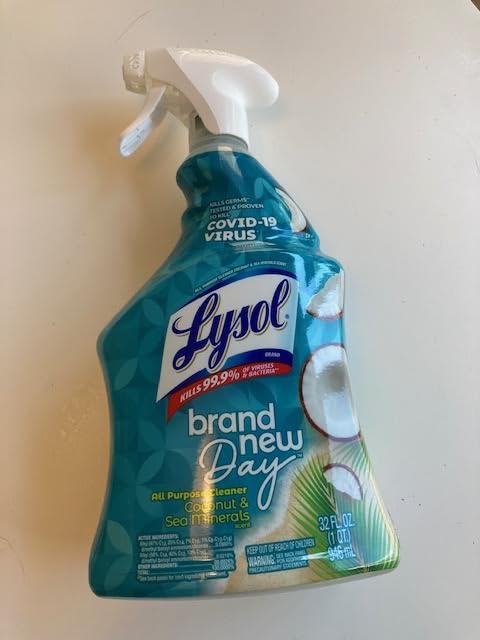 Lysol All Purpose Cleaner Spray, Multi-Purpose Disinfecting Spray, Kitchen & Bathroom Cleaner, Lemon Breeze Scent, 32 Fl Oz - Customer Photo 1
