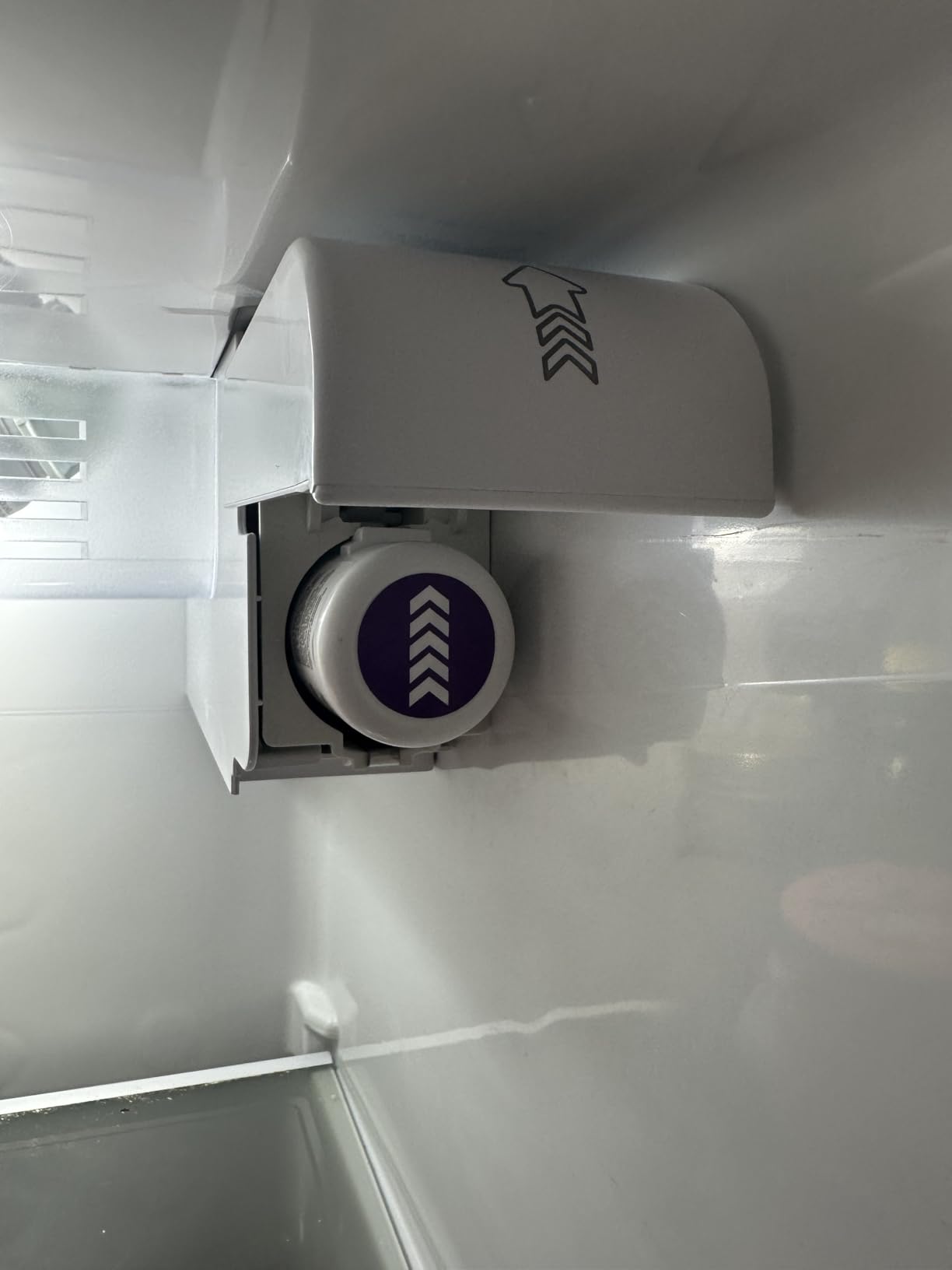 everydrop by Whirlpool Ice and Water Refrigerator Filter 1, EDR1RXD1, Single-Pack , Purple - Customer Photo 1