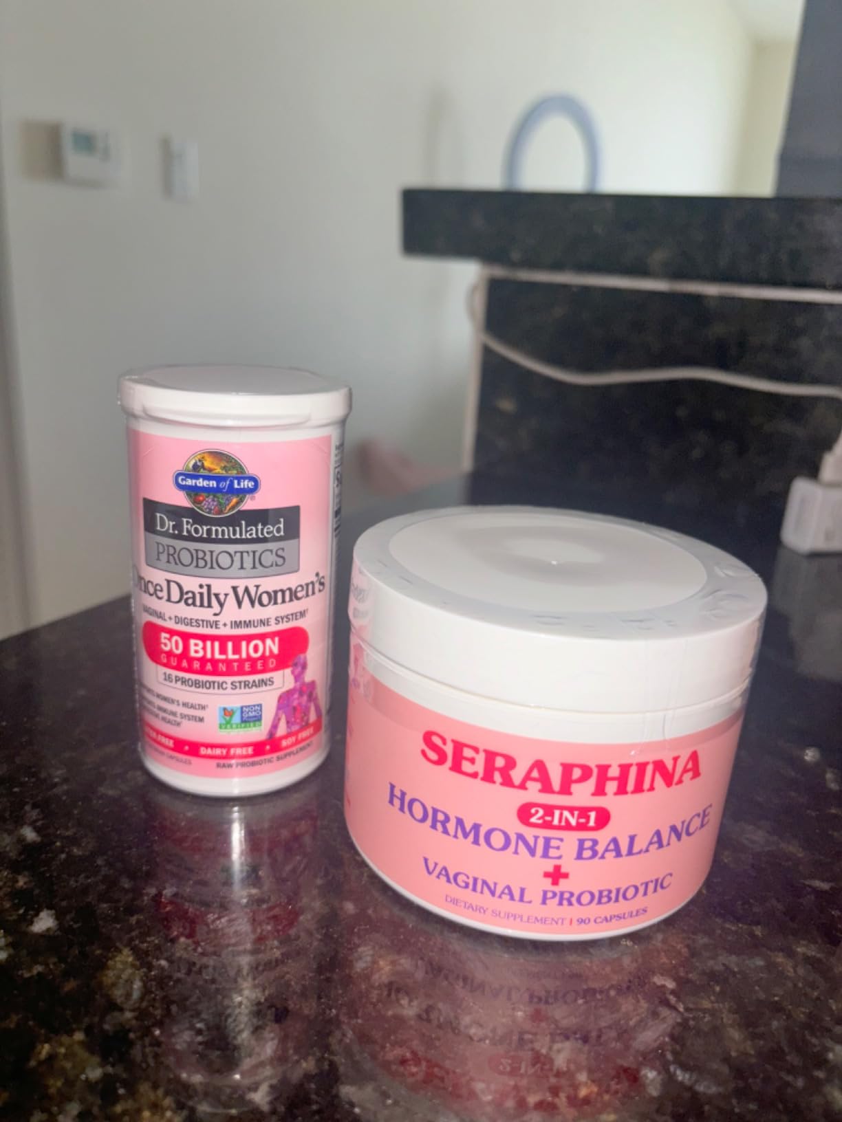 Garden of Life Once Daily Dr. Formulated Probiotics for Women 50 Billion CFU 16 Probiotic Strains with Organic Prebiotics for Digestive, Vaginal & Immune Health, Dairy Free, Shelf Stable 30 Capsules - Customer Photo 1