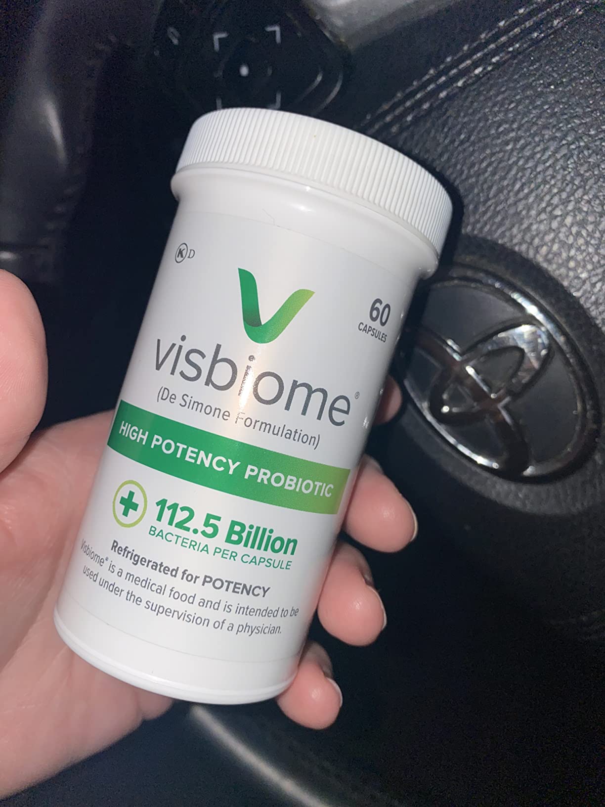 Visbiome® GI Care - High Potency Probiotic - 112.5 Billion CFU Live Probiotics, Original De Simone Formulation, Made in USA, 60 Capsules. Customer Review Visbiome® GI Care - High Potency Probiotic - 112.5 Billion CFU Live Probiotics, Original De Simone Formulation, Made in USA, 60 Capsules. - Customer Photo 2