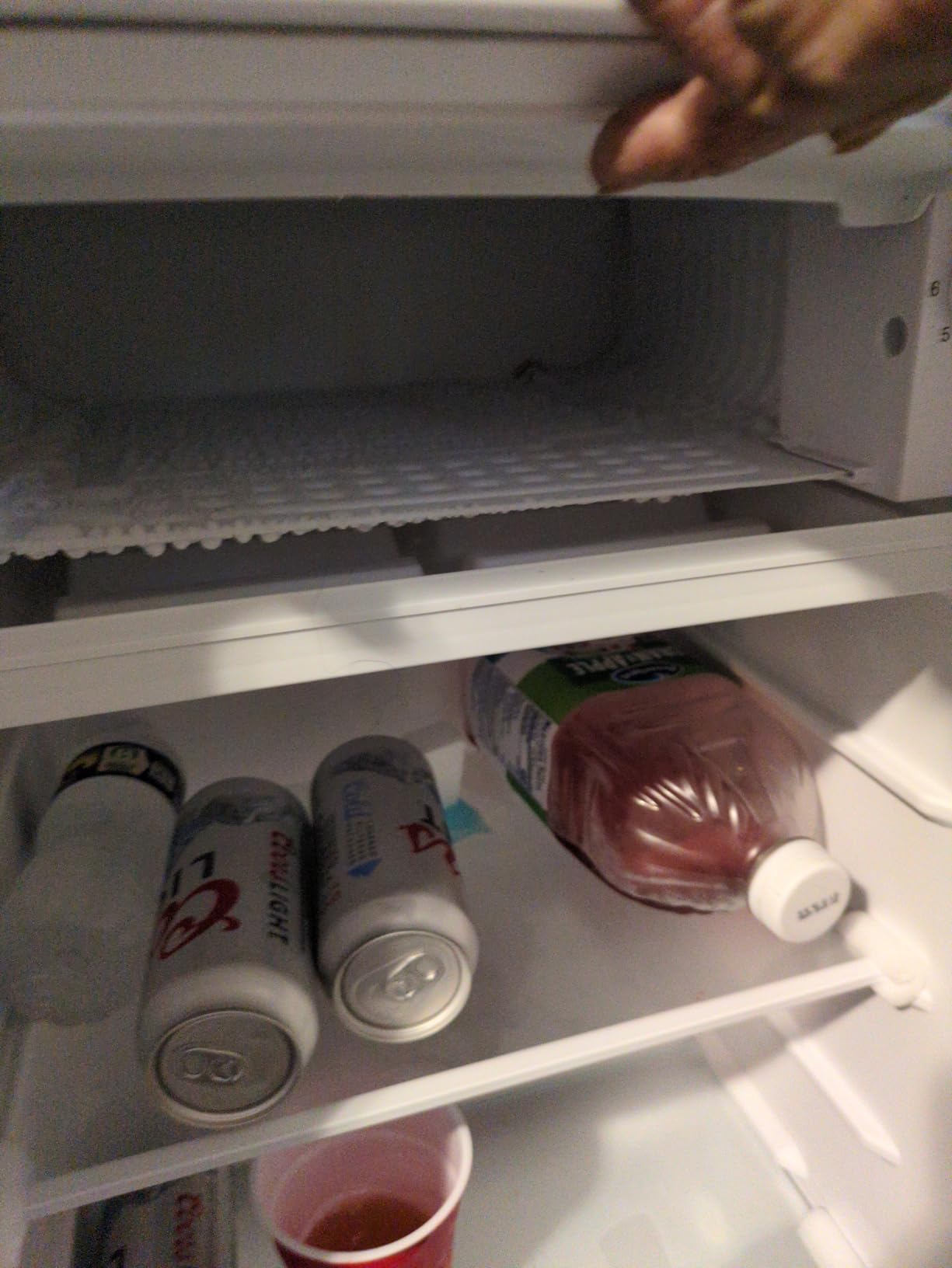 BLACK+DECKER 2.5 Cu. Ft. Compact Refrigerator, ENERGY STAR Certified, Single Door Mini Fridge with Chiller Compartment, Personal Fridge for Home or Dorm Room, R600a Refrigerant, BCRK25B, Black - Customer Photo 2
