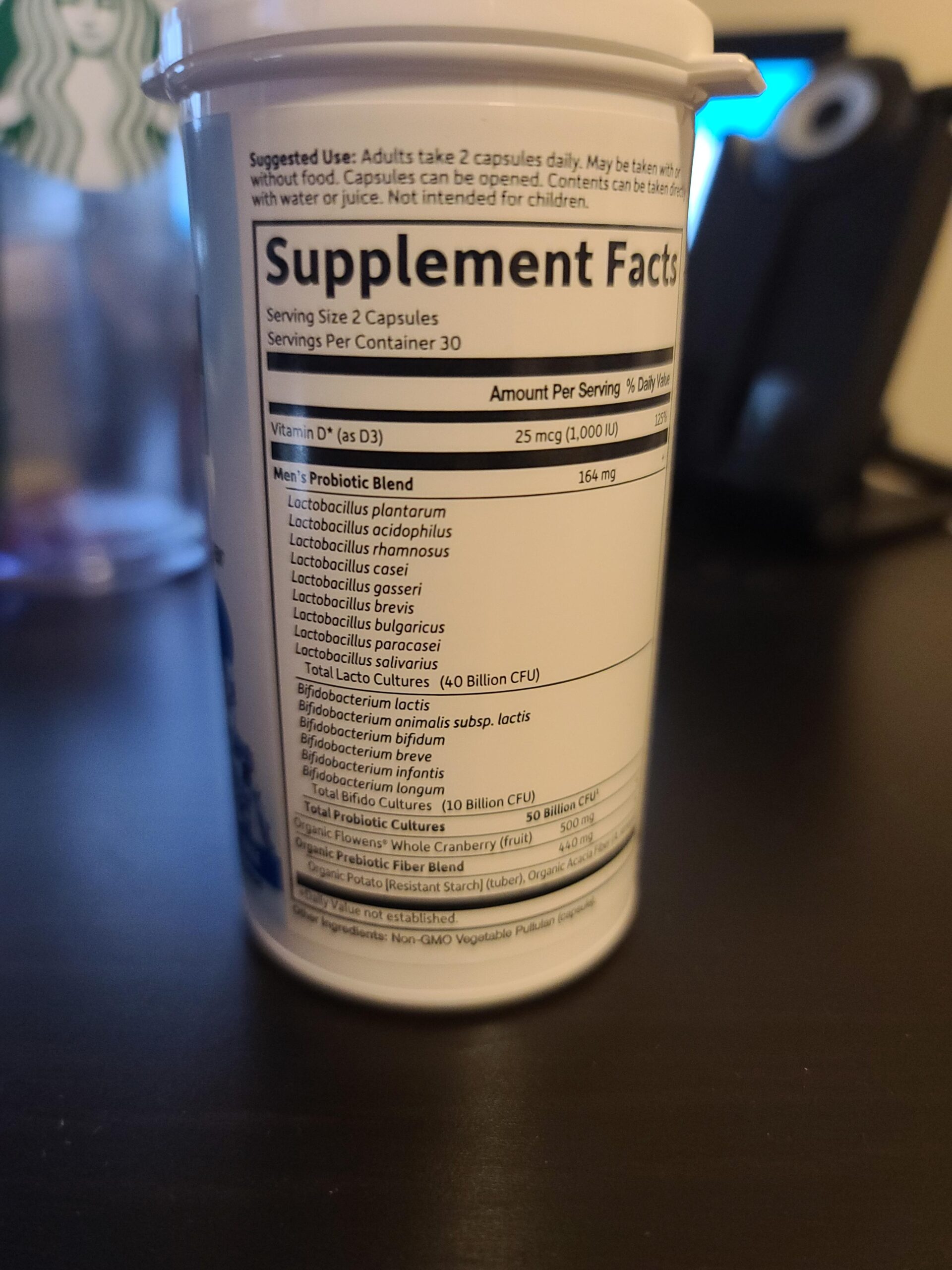 Garden of Life Dr. Formulated Probiotics Prostate+ - Acidophilus and Probiotic Supports Healthy Prostate and Digestive Balance - Shelf Stable - Gluten, Dairy, and Soy-Free - 60 Vegetarian Capsules - Customer Photo 1