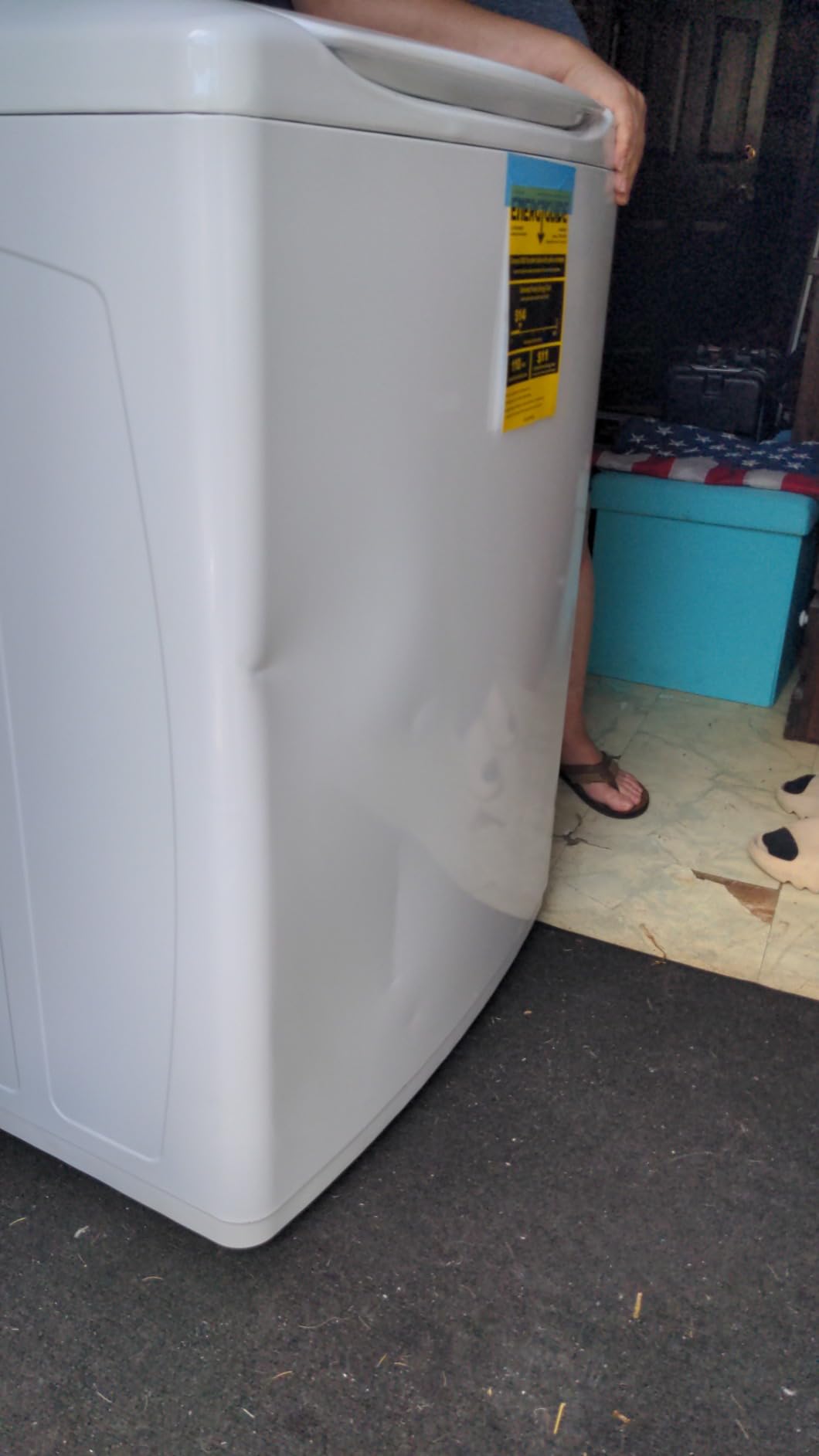 FRIGIDAIRE Top Load Washer, White, 44-1/4 inch H - Customer Photo 2