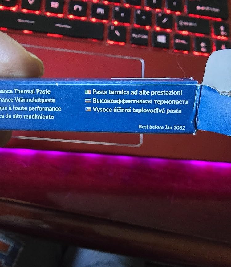 ARCTIC MX-4 (incl. Spatula, 4 g) - Premium Performance Thermal Paste for All Processors (CPU, GPU - PC), Very high Thermal Conductivity, Long Durability, Safe Application - Customer Photo 1