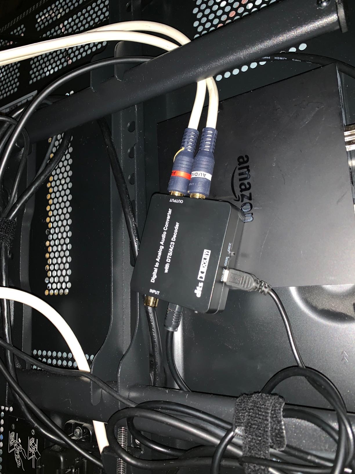 PROZOR DAC Converter 192Khz Digital to Analog Audio Decoder with Volume Control Support 5.1CH DTS Dolly-AC3 Coaxial SPDIF Toslink Optical to RCA Adapter for HDTV Blu-ray DVD PS3 Home Cinema System Customer Review PROZOR DAC Converter 192Khz Digital to Analog Audio Decoder with Volume Control Support 5.1CH DTS Dolly-AC3 Coaxial SPDIF Toslink Optical to RCA Adapter for HDTV Blu-ray DVD PS3 Home Cinema System - Customer Photo 1