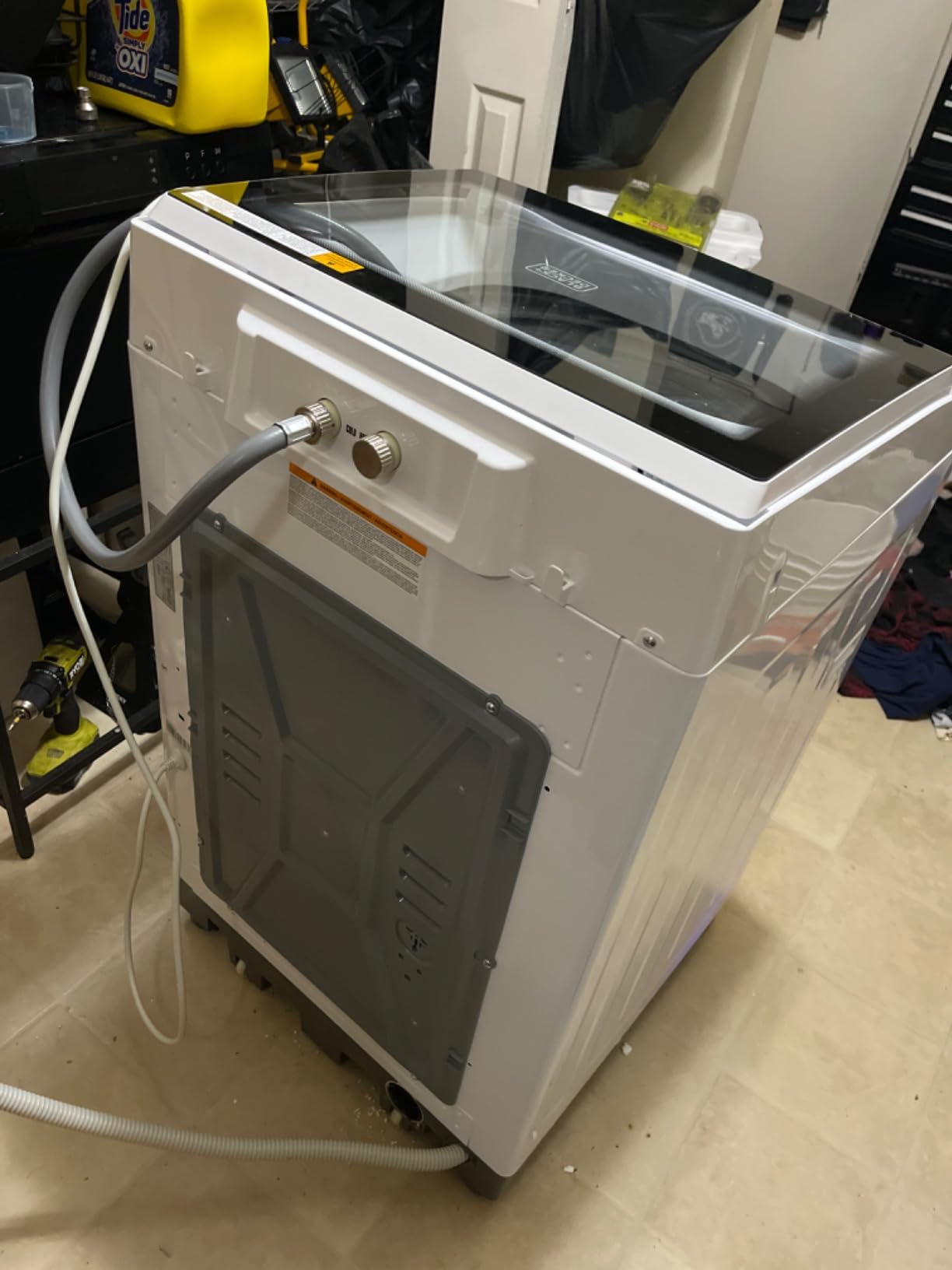 BLACK+DECKER Small Portable Washer, Washing Machine for Household Use, Portable Washer 1.7 cu.Ft with 8 Cycles, Transparent Lid & LED Display - Customer Photo 2