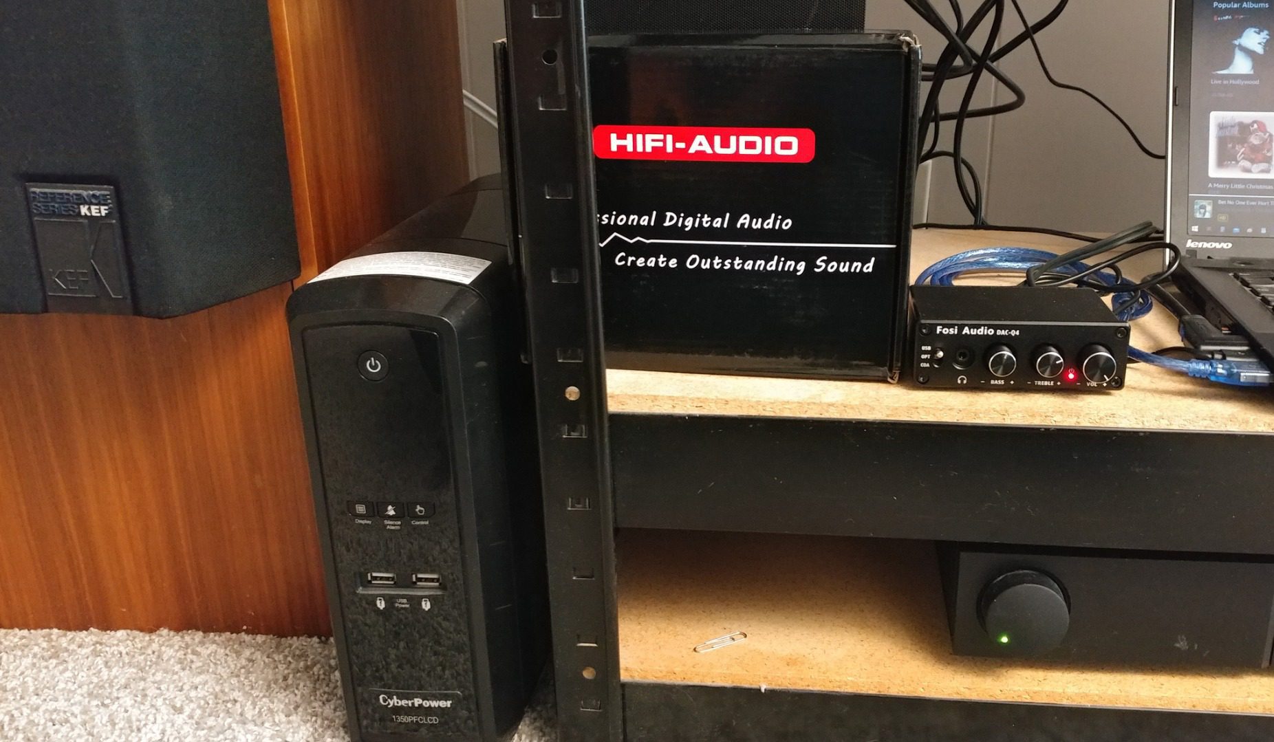 Fosi Audio Q4 DAC Headphone Amp for PC, Desktop Digital to Analog Audio Converter for Home Stereo Amplifier and Powered Speakers, PC-USB/Optical/Coaxial Inputs, 3.5mm Headphone/RCA Outputs Customer Review Fosi Audio Q4 DAC Headphone Amp for PC, Desktop Digital to Analog Audio Converter for Home Stereo Amplifier and Powered Speakers, PC-USB/Optical/Coaxial Inputs, 3.5mm Headphone/RCA Outputs - Customer Photo 2