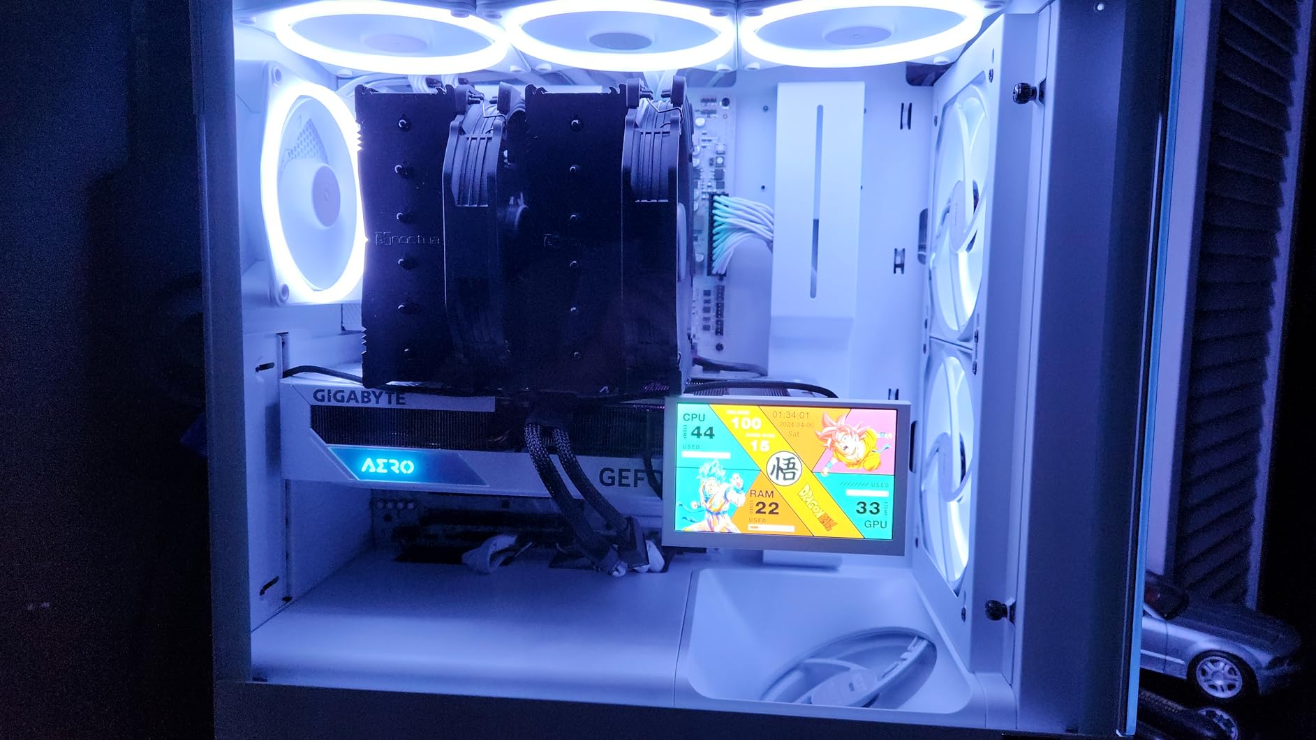 Noctua NH-D15 chromax.Black, Dual-Tower CPU Cooler (140mm, Black) - Customer Photo 1