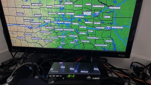 Digital TV Converter Box, ATSC Tv Tuner - ZJBOX for Analog HDTV Live 1080P with Recording&Playback,HDMI Output, Timer Setting TV Tuner Function Digital Channel Free - Customer Photo 1