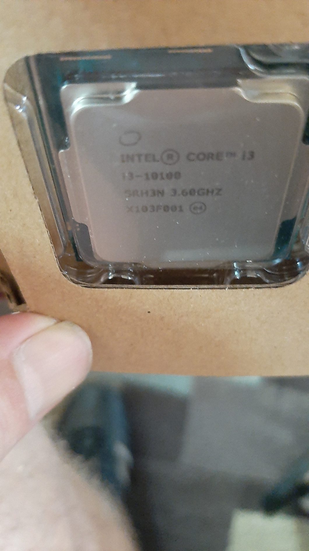 Intel Core i3-10100 Desktop Processor 4 Cores up to 4.3 GHz LGA1200 (Intel 400 Series Chipset) 65W, Model Number: BX8070110100 Customer Review Intel Core i3-10100 Desktop Processor 4 Cores up to 4.3 GHz LGA1200 (Intel 400 Series Chipset) 65W, Model Number: BX8070110100 - Customer Photo 2
