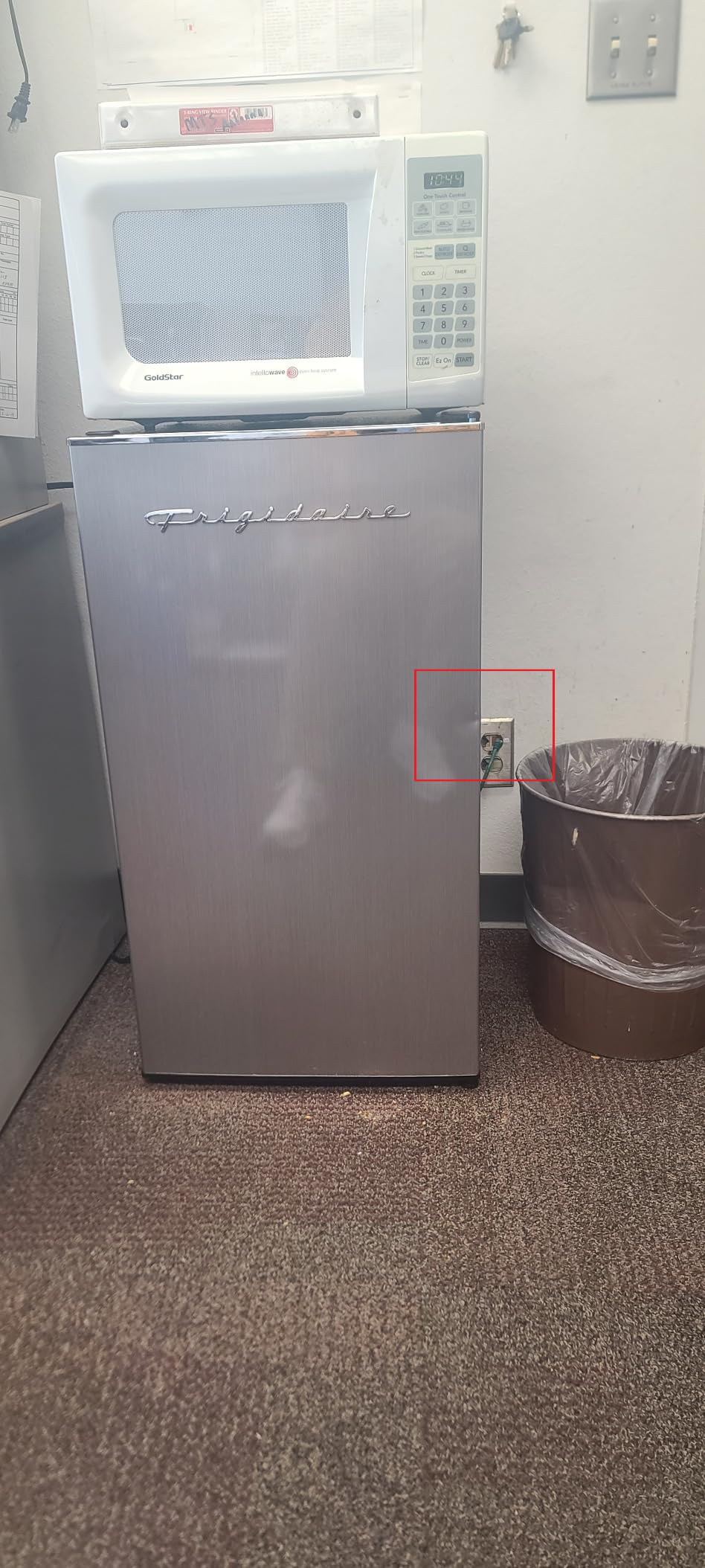 Frigidaire EFR323 3.2 cu ft Compact Fridge, Mini Refrigerator, Stainless Steel, Platinum Series - Customer Photo 1