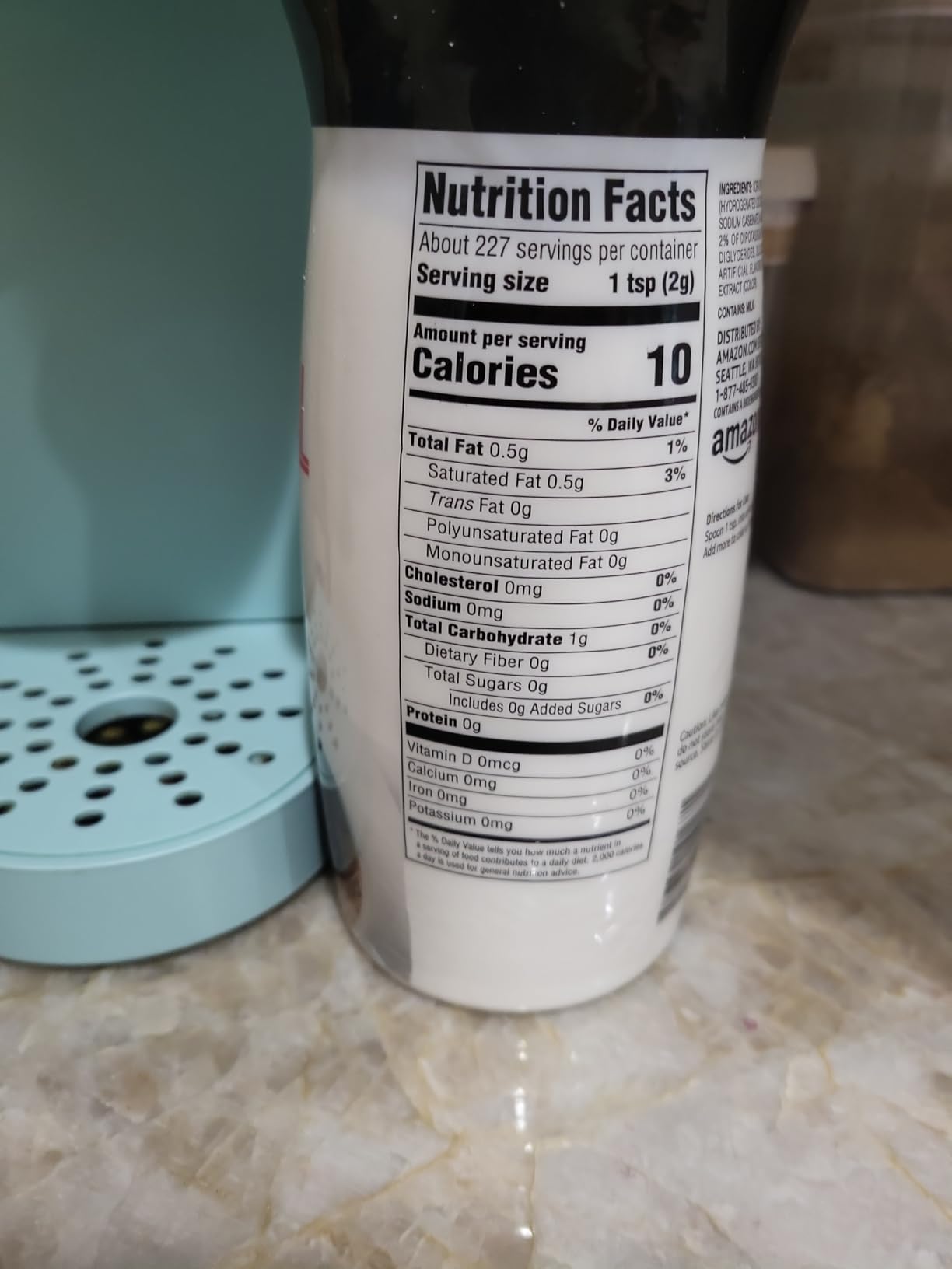 Amazon Saver, Powdered Non-Dairy Original Coffee Creamer, 16 Oz (Previously Happy Belly, Packaging May Vary) - Customer Photo 1