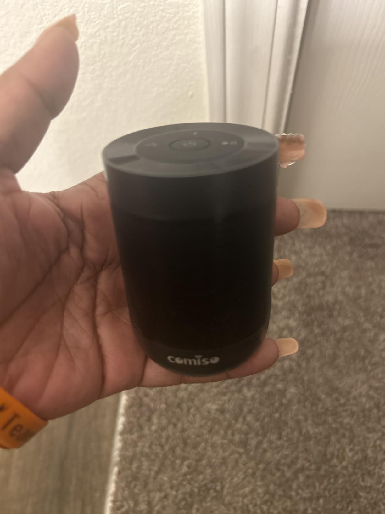 Bluetooth Speaker,5.3 Bluetooth Speakers Wireless,TWS Stereo Pairing,Built in Mic,360 HDSound,IP65 Waterproof Speaker,Support TF Card, for Home/Party/Outdoor/Beach, Gift for Men/Women-Black - Customer Photo 1