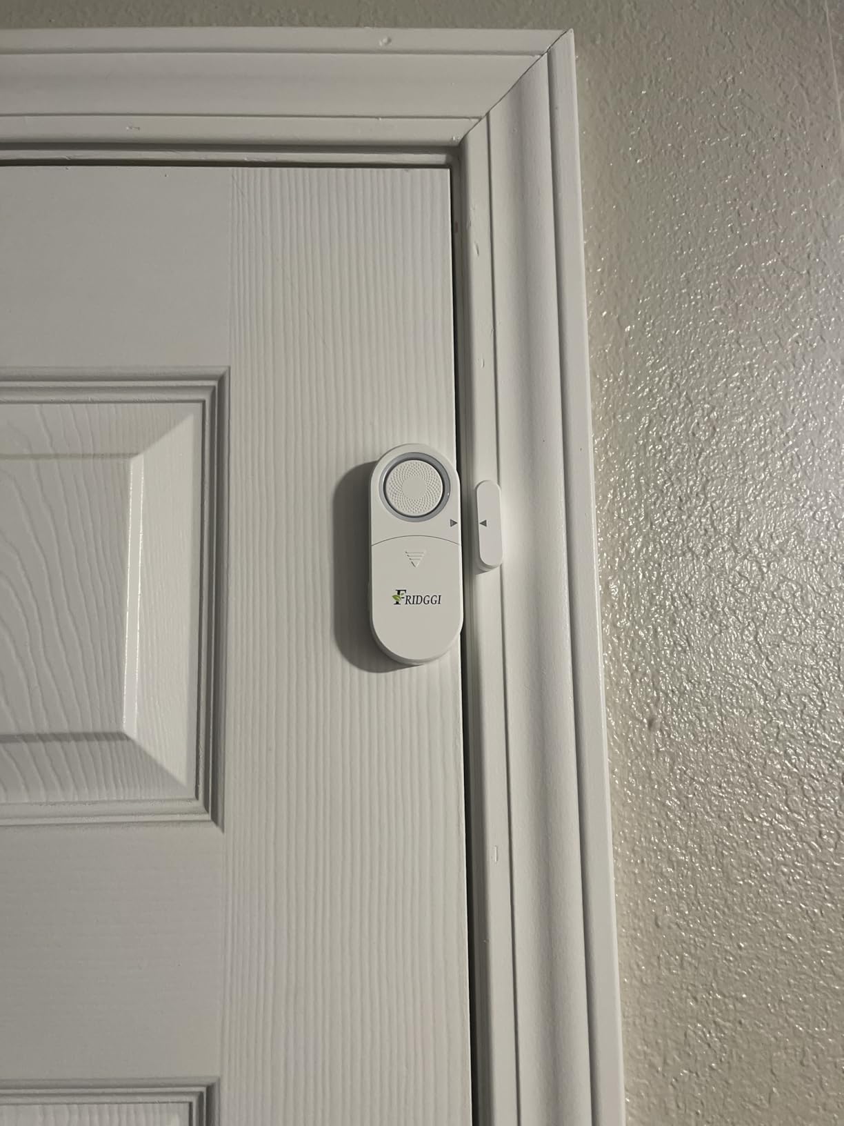 3in1 Alarm - Door Ajar Alarm, Door Chime with Delay, 0/5/10/30/60 Seconds, 2/5 Minutes, Close Door Reminder, 80 to 120 dB, Time Delay Alert When Left Open for Freezer, Home, Shop. (White) - Customer Photo 1