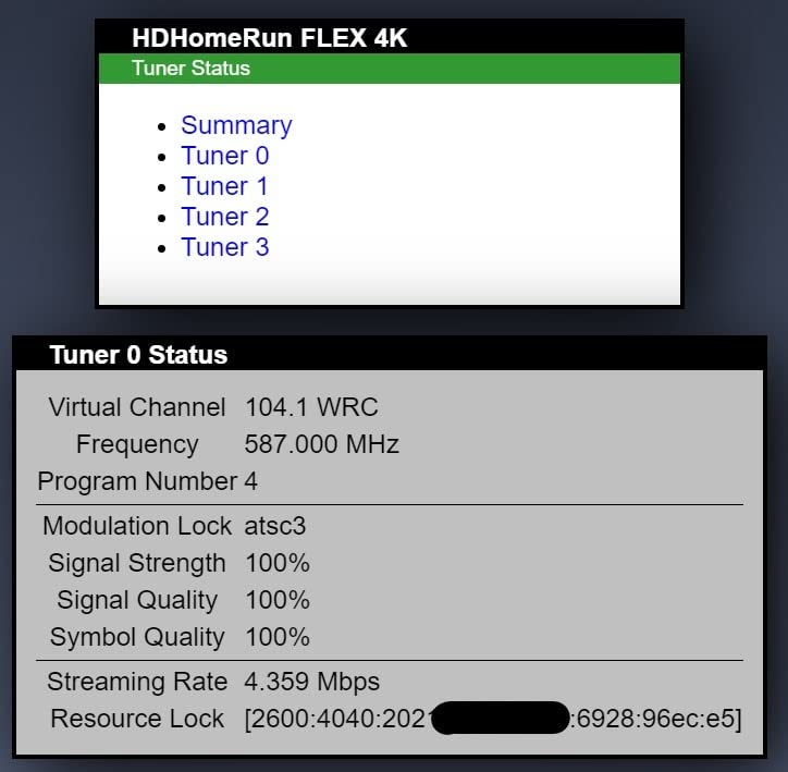 SiliconDust HDHomeRun Flex 4K ATSC 3.0 NextGen TV: 2/4 Tuners HDFX-4K - Customer Photo 2