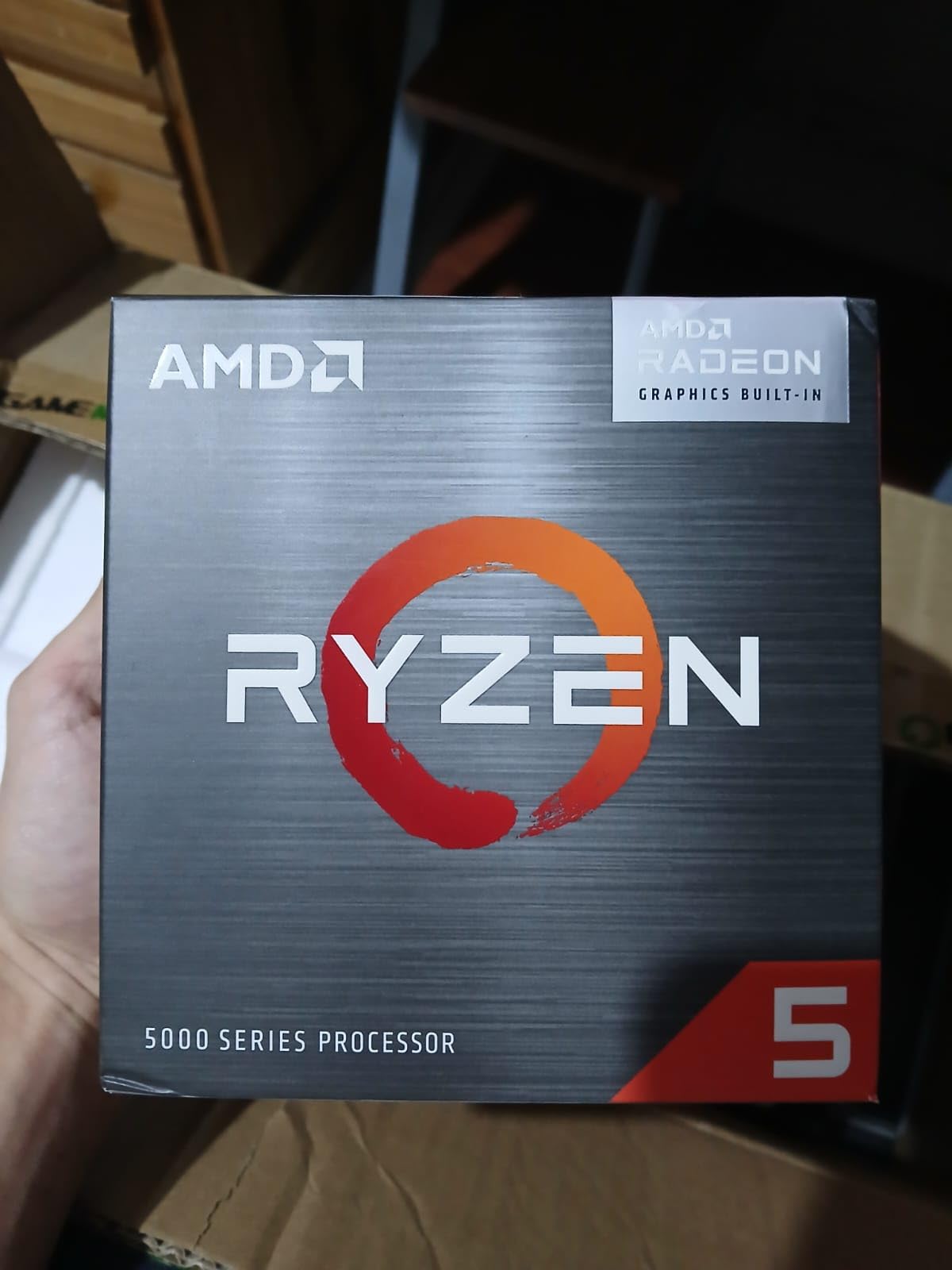 AMD Ryzen™ 5 5600G 6-Core 12-Thread Desktop Processor with Radeon™ Graphics - Customer Photo 1
