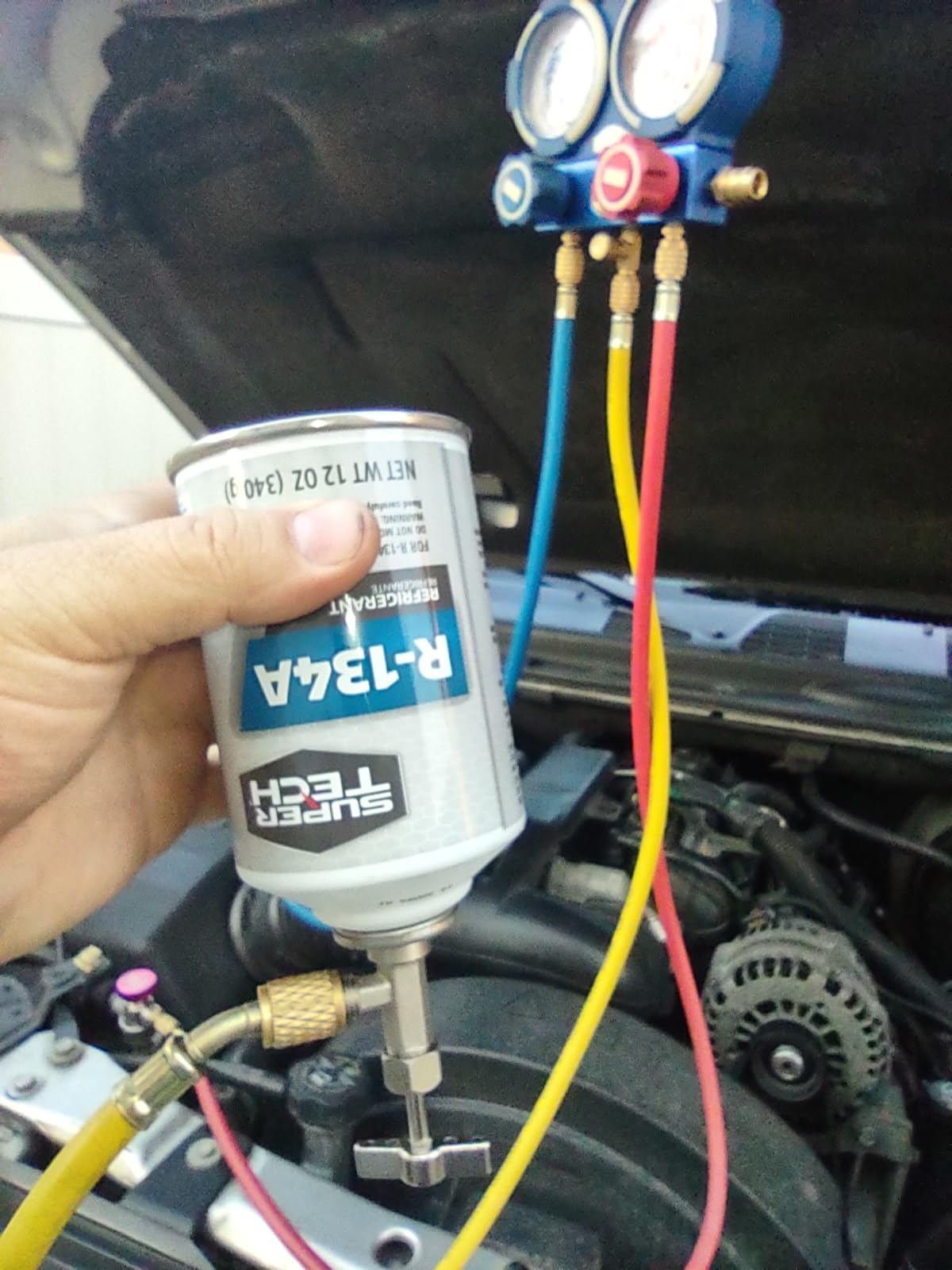 Lu-Hawk R134A Adapter Fitting Kit (Lu-Hawk R134A Self-Sealing, and Single Puncture Can Taps, with Valve Core Removal Tool) - Customer Photo 1