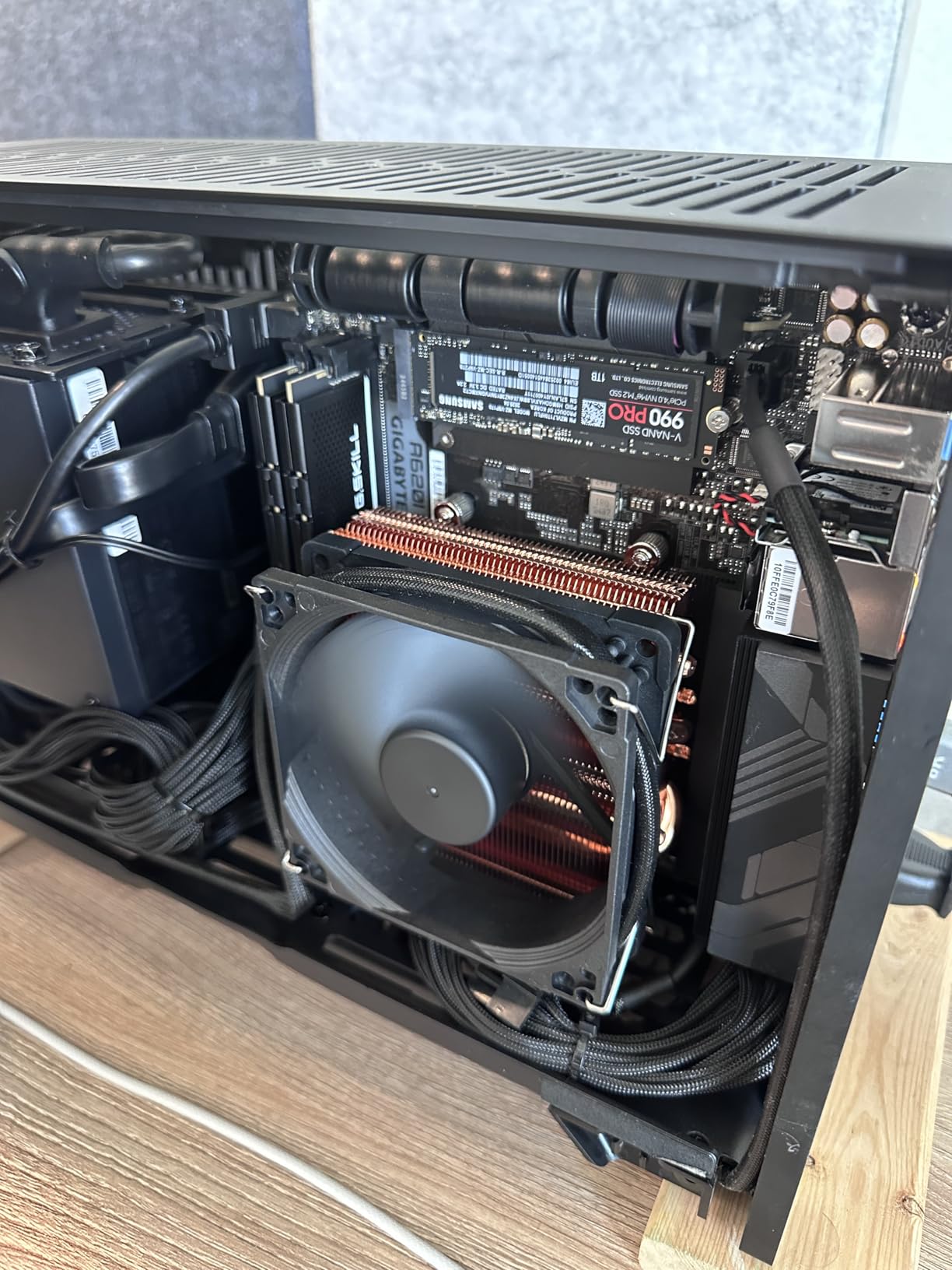 Thermalright AXP90 X47 Black Low Profile CPU Cooler, with 92mm TL-9015B Slim PWM Fan, ITX CPU Cooler, AGHP Technology, 47mm Height,for AMD AM4 AM5/Intel 1150/1151/1155/1851/1200/1700(AXP90 X47 Black) - Customer Photo 1