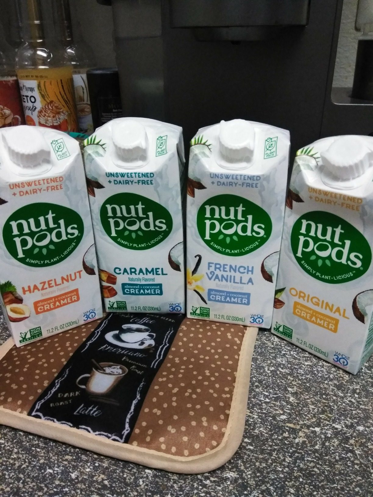 nutpods Favorites Collection - Unsweetened Non Dairy Creamer - Toasted Marshmallow, French Vanilla and Cinnamon Swirl - Keto Creamer, Whole30, Gluten Free, Non-GMO, Vegan, Sugar Free, Kosher - Customer Photo 1