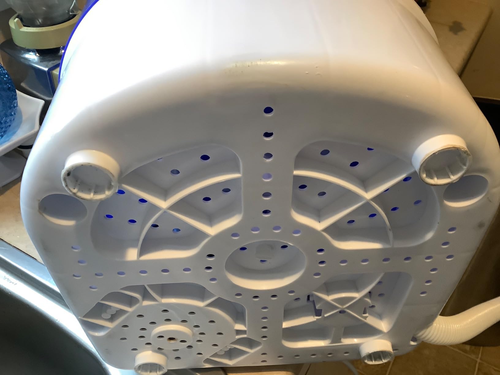 PURE CLEAN PUCWM11.7 Compact Home Washing Machine-Portable Mini Laundry Clothes Washer, Blue - Customer Photo 1