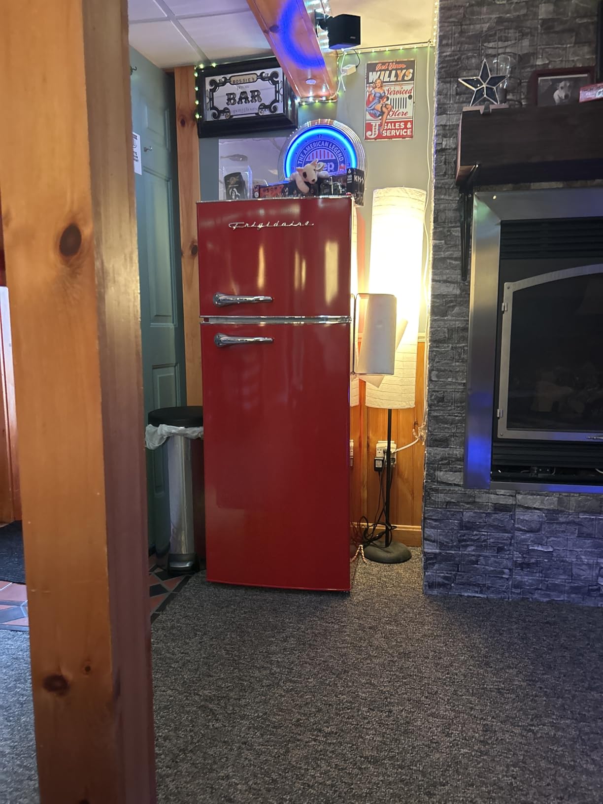 Frigidaire EFR786 Retro Apartment Size Refrigerator with Top Freezer - 2 Door Fridge with 7.5 Cu Ft of Storage Capacity, Adjustable Spill-Proof Shelves, Door & Crisper Bins, Black Customer Review Frigidaire EFR786 Retro Apartment Size Refrigerator with Top Freezer - 2 Door Fridge with 7.5 Cu Ft of Storage Capacity, Adjustable Spill-Proof Shelves, Door & Crisper Bins, Black - Customer Photo 1