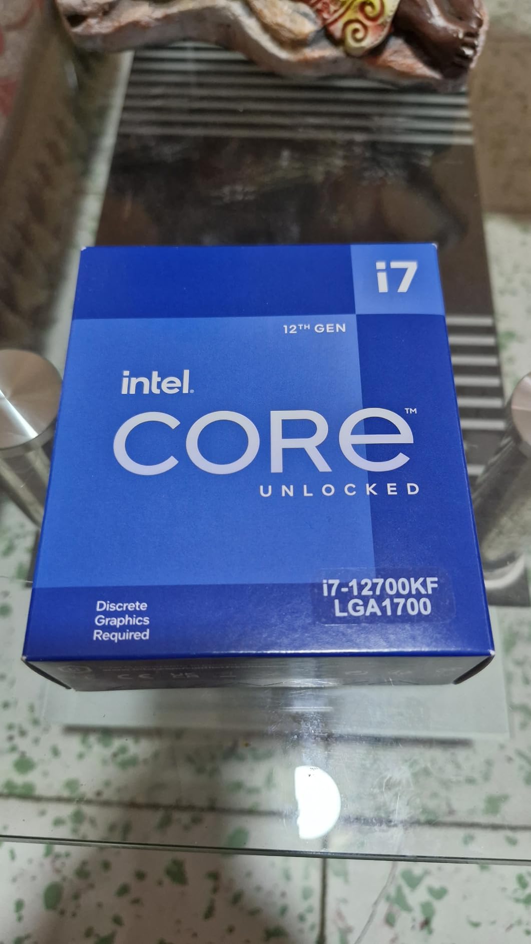 Intel® Core™ i7-12700KF, 12-Core Desktop Processor (8P+4E) up to 5.0GHz, LGA1700 125W 600 Series Chipset - Customer Photo 1