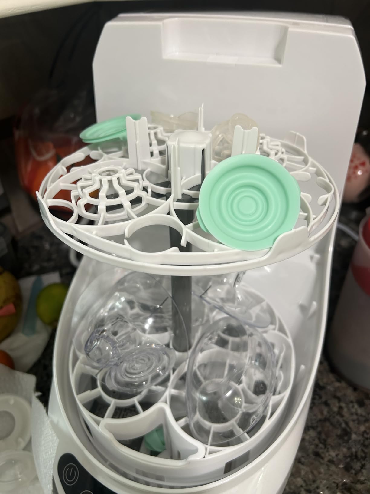 Baby Brezza Bottle Sterilizer and Dryer Advanced – 33% Faster - Largest Capacity Steam Sanitizer - Universal Sterilization Machine for All Bottles + Pump Parts - HEPA Air Filter - Customer Photo 2