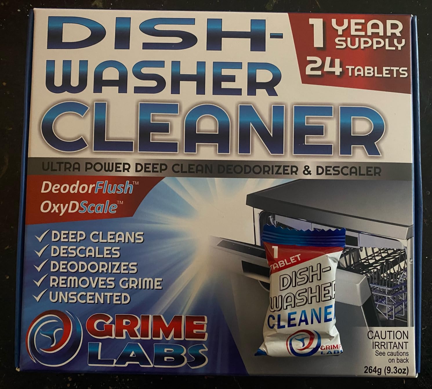 Washing Machine Cleaner Tablets - Penetrating Deep Clean Washer Cleaner Tablets For Front Loader And Top Load HE - Active Formula Tub Descaler Deodorizer - Customer Photo 1