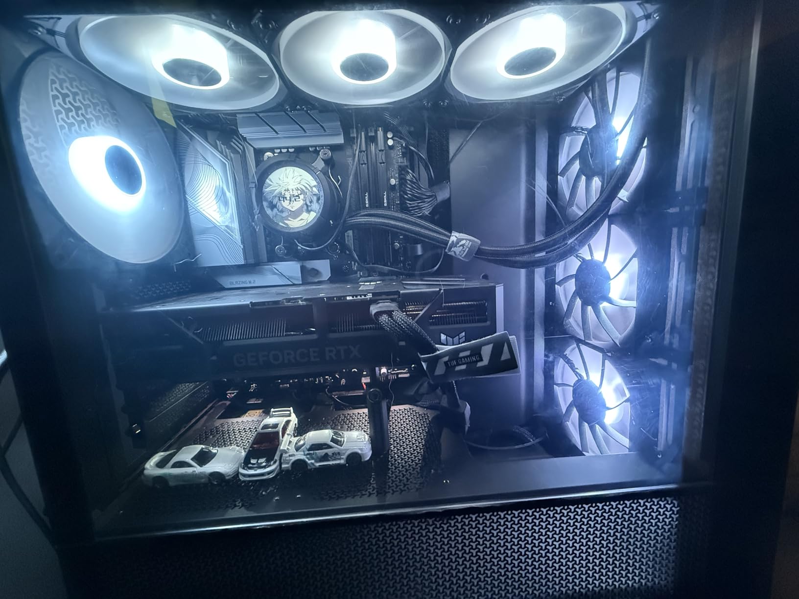 ASUS ROG Strix LC II 240 All-in-one AIO Liquid CPU Cooler 240mm Radiator, Intel LGA1700, 115x/2066 and AMD AM4/TR4 Support,2x120mm 4-pin PWM Fans - Customer Photo 1