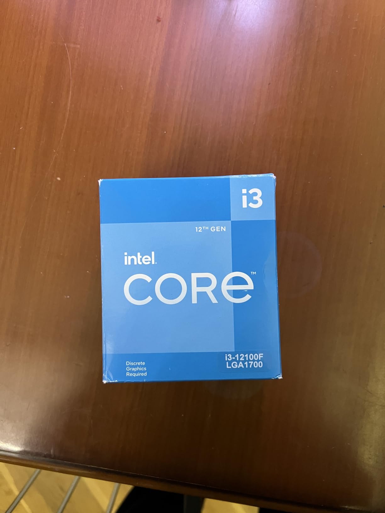 Intel® Core™ 12th Gen i3-12100F desktop processor, featuring PCIe Gen 5.0 & 4.0 support, DDR5 and DDR4 support. Discrete graphics required. Customer Review Intel® Core™ 12th Gen i3-12100F desktop processor, featuring PCIe Gen 5.0 & 4.0 support, DDR5 and DDR4 support. Discrete graphics required. - Customer Photo 2
