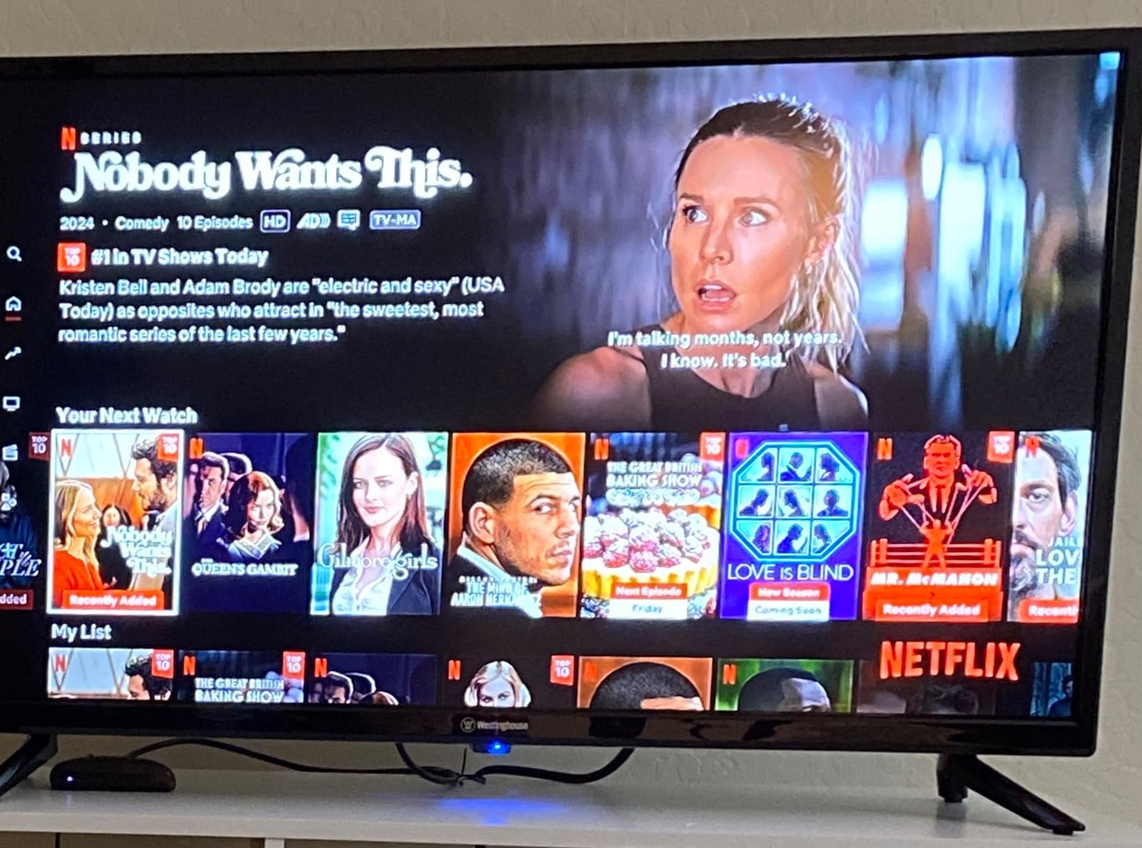 Westinghouse 32 Inch TV, HD LED Small Flat Screen Non-Smart Television, Works with Fire Stick, Roku, Apple TV, TiVo, Xumo, and Streaming Devices Customer Review Westinghouse 32 Inch TV, HD LED Small Flat Screen Non-Smart Television, Works with Fire Stick, Roku, Apple TV, TiVo, Xumo, and Streaming Devices - Customer Photo 1