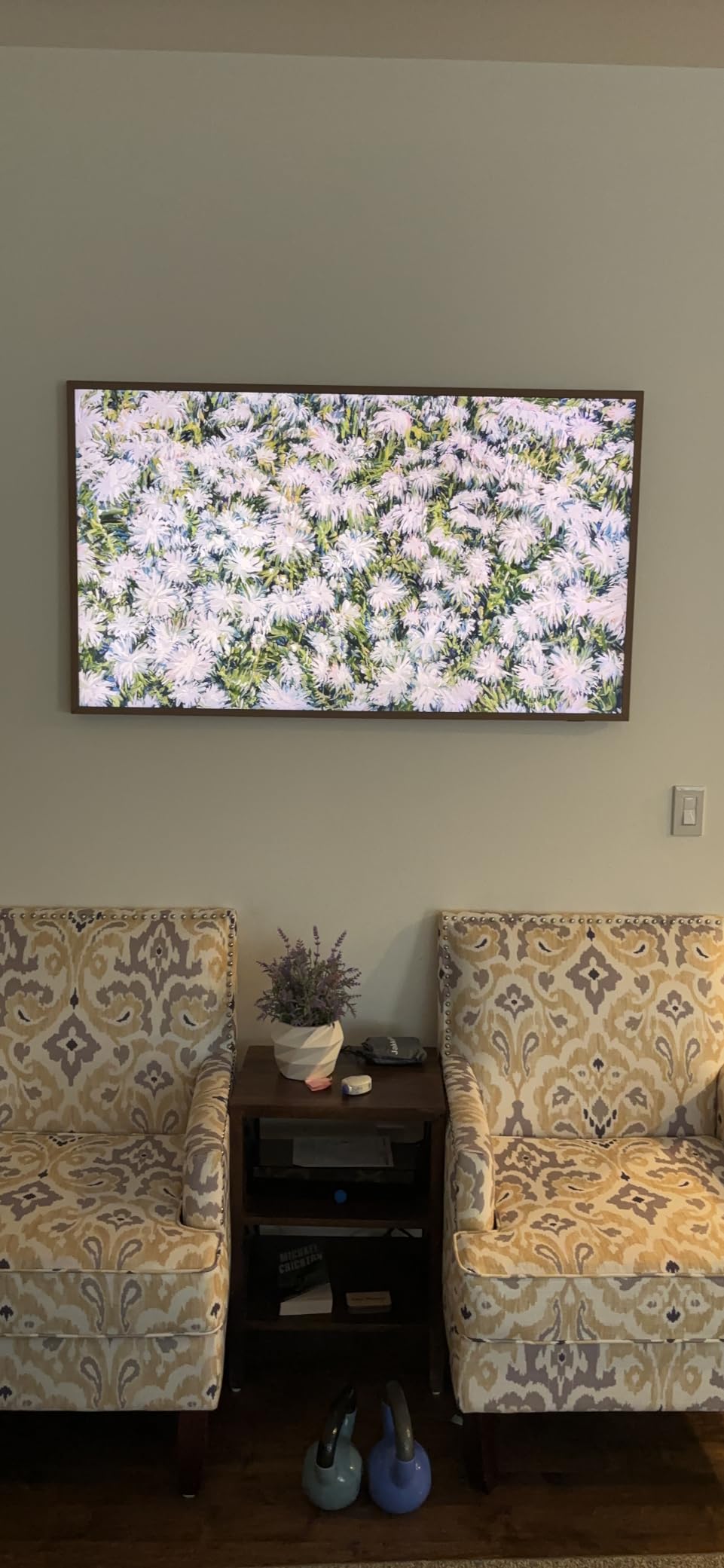 SAMSUNG 55-Inch Class QLED 4K The Frame LS03B Series, Quantum HDR, Art Mode, Anti-Reflection Matte Display, Slim Fit Wall Mount Included, Smart TV w/ Alexa Built-In (QN55LS03BAFXZA) Customer Review SAMSUNG 55-Inch Class QLED 4K The Frame LS03B Series, Quantum HDR, Art Mode, Anti-Reflection Matte Display, Slim Fit Wall Mount Included, Smart TV w/ Alexa Built-In (QN55LS03BAFXZA) - Customer Photo 1