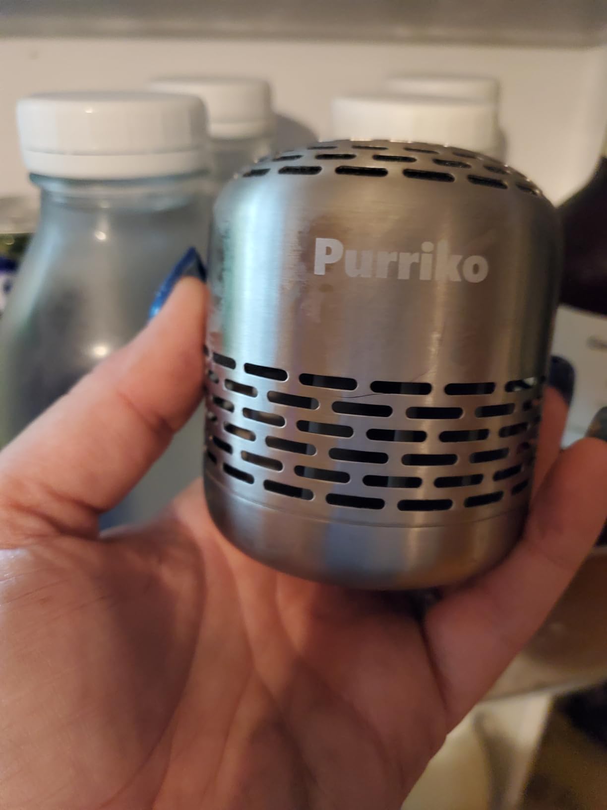 Purriko Refrigerator Deodorizer,Lasts for 10 Years,Refrigerator Odor Eliminator,Fridge Deodorizer,More Effective Than Baking Soda Bamboo Air Purifying Bags - Customer Photo 1