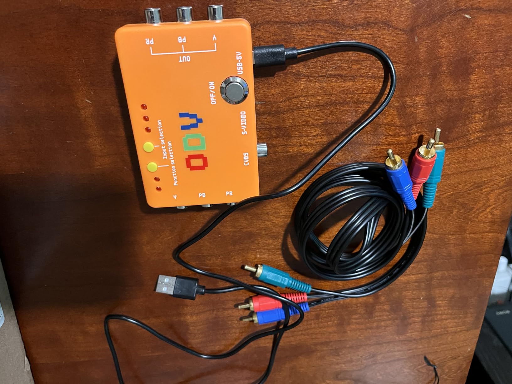 Mcbazel ODV-II Component/AV/CVBS/S-Video to Component Converter for Retro Gaming Console, Not Compatible with RGB Signals Customer Review Mcbazel ODV-II Component/AV/CVBS/S-Video to Component Converter for Retro Gaming Console, Not Compatible with RGB Signals - Customer Photo 2