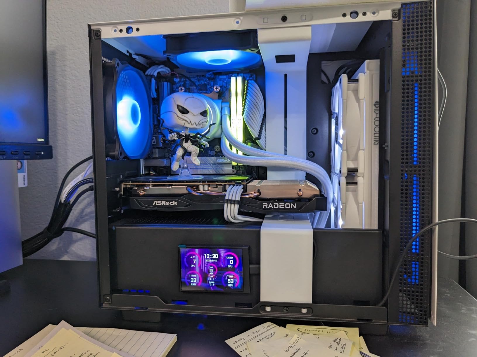 3.5in pc case screen, IPS USB Mini Screen, PC Temperature Display AIDA64 PC CPU Data Monitor Sensor Panel Monitor,PC Computer Temp - Customer Photo 2