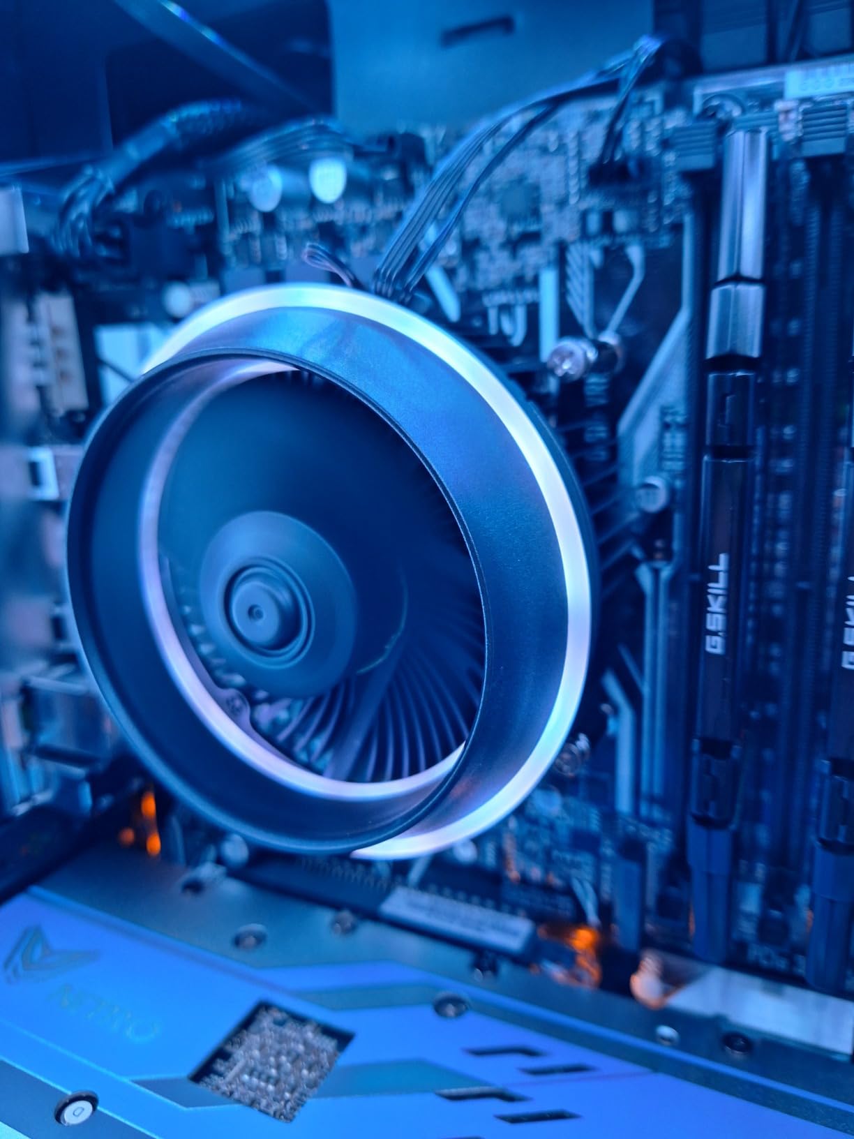 Vetroo Eclipse Low-Profile ARGB CPU Cooler, 90mm 4-Pin PWM Fan, Premium Aluminum Fins, 95W TDP Air Cooling for Intel LGA 1851 & 1700 Only Customer Review Vetroo Eclipse Low-Profile ARGB CPU Cooler, 90mm 4-Pin PWM Fan, Premium Aluminum Fins, 95W TDP Air Cooling for Intel LGA 1851 & 1700 Only - Customer Photo 1