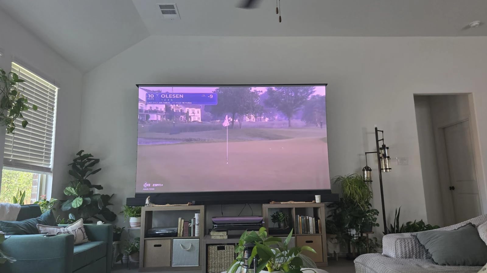 AWOL VISION LTV-2500 4K UHD Ultra Short Throw Triple Laser Projector with Dolby Vision & Atmos, Active 3D, 150
