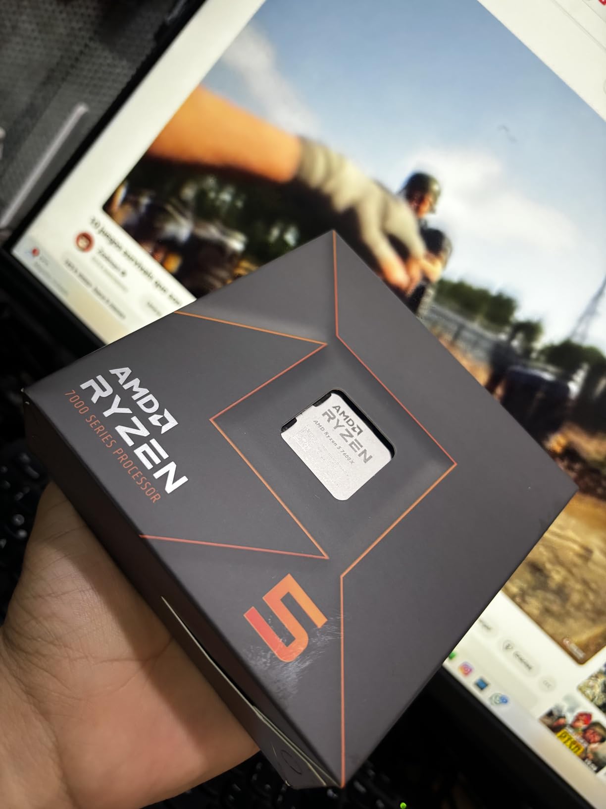 AMD Ryzen 5 7600X 6-Core, 12-Thread Unlocked Desktop Processor - Customer Photo 2