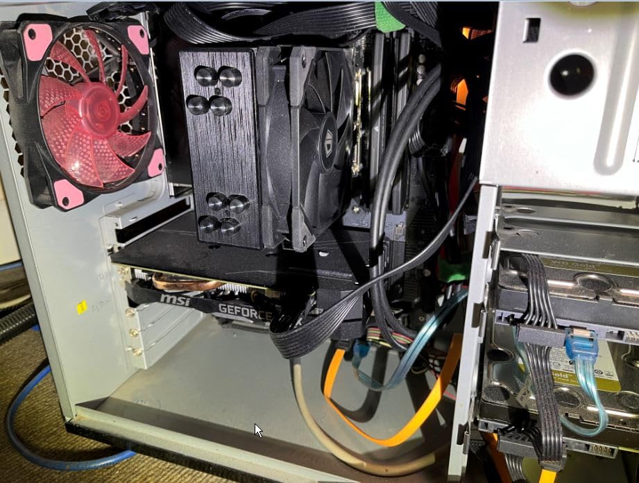 ID-COOLING SE-224-XTS Black CPU Cooler 4 Heatpipes CPU Air Cooler 120mm PWM Fan CPU Fan for Intel LGA1700/115X/1200; AMD AM4/AM5 - Customer Photo 1